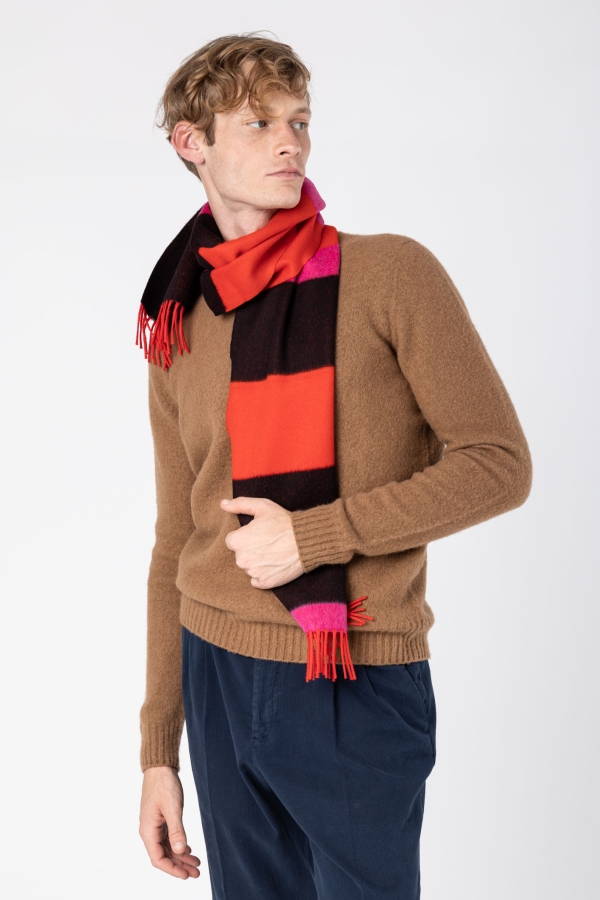 Wool Striped Scarf
