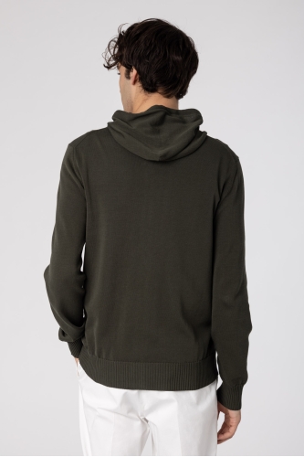 Cotton Zip Sweatshirt