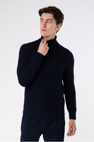 Cable Knit Wool Sweater