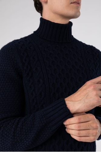 Cable Knit Wool Sweater