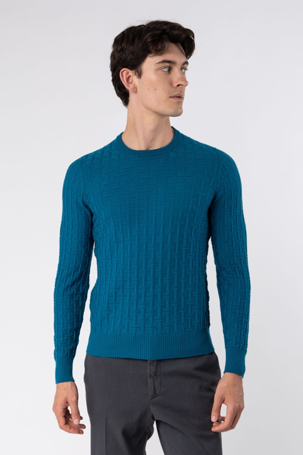 Merino Wool Crew Neck Sweater