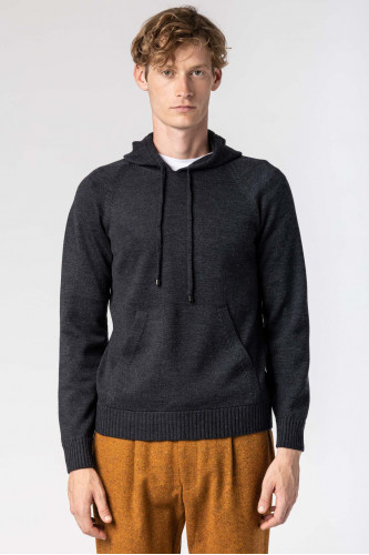 Wool Hooded Sweatshirt
