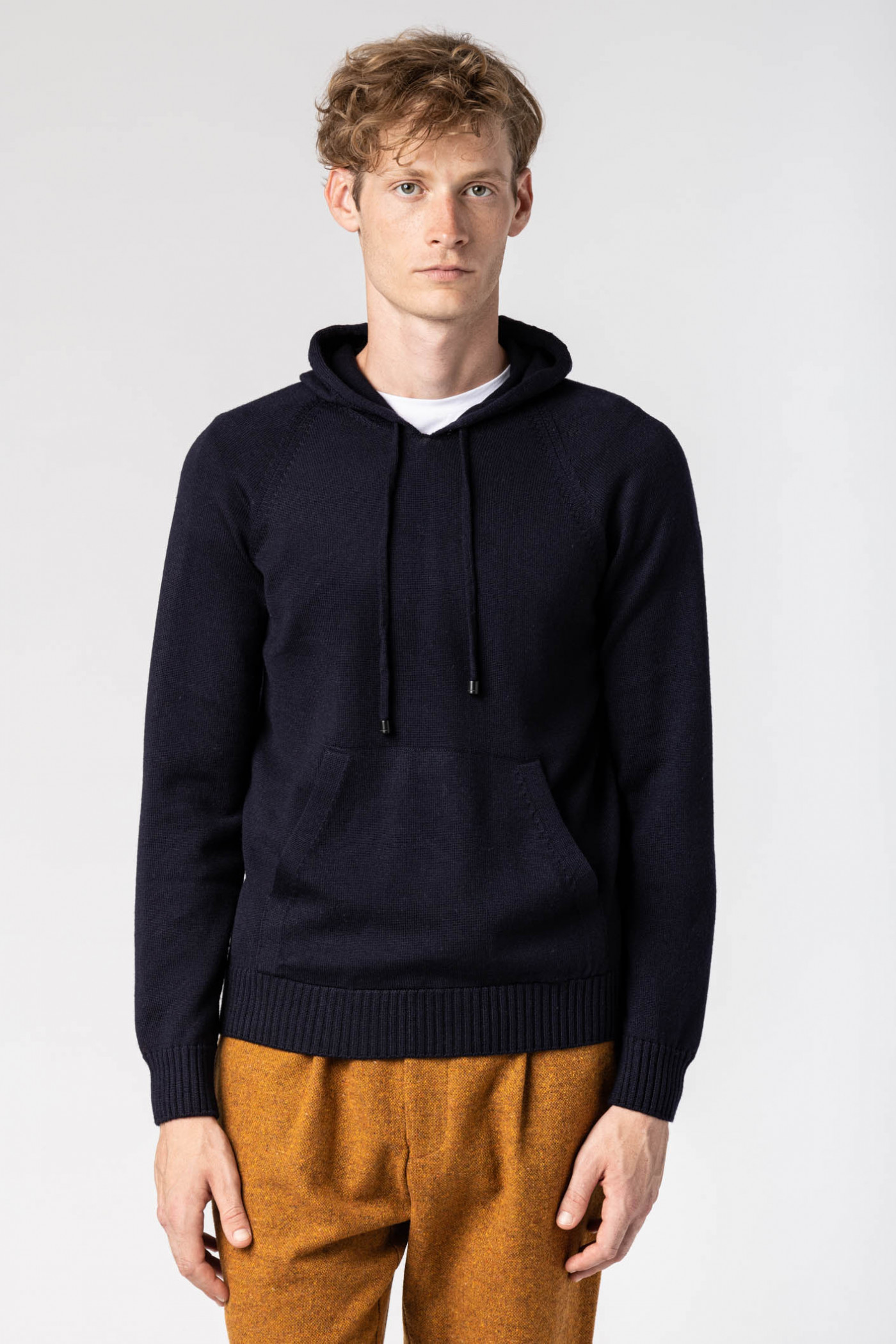 Wool store hooded sweatshirt