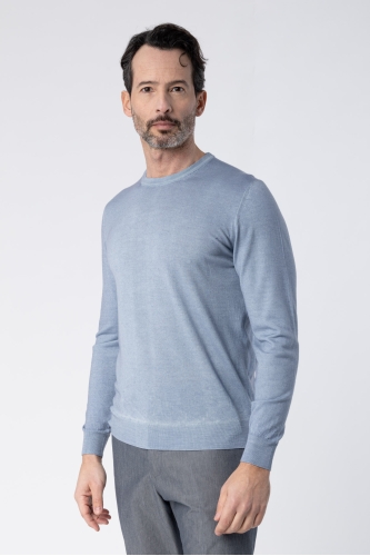 Merino Wool Extrafine Crew Neck Sweater