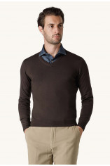 Wool V-neck Sweater