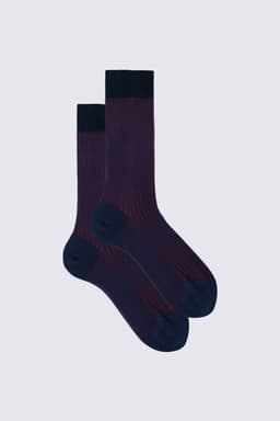 Navy blue/Red
