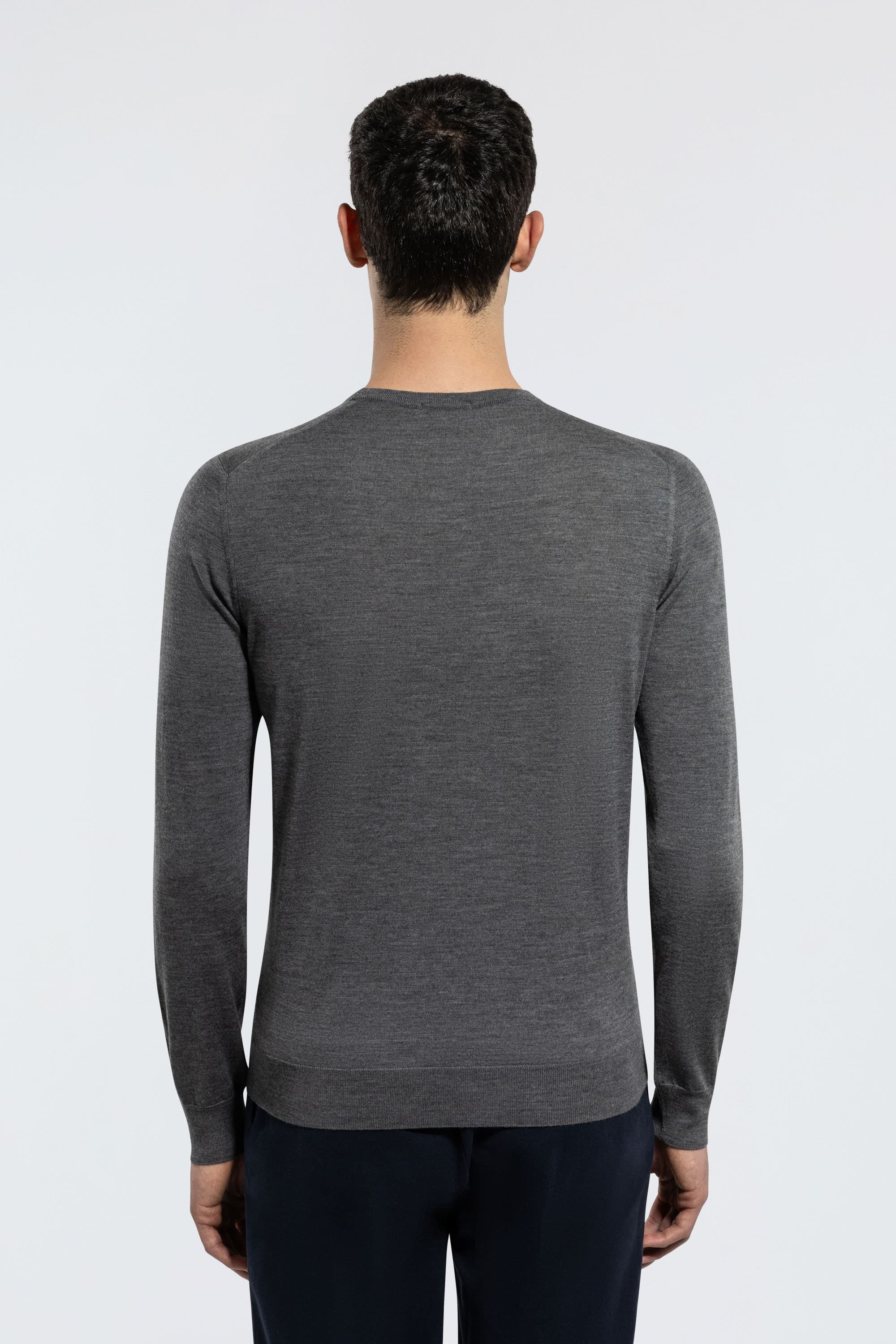 Maglia Girocollo in Lana Merino Extrafine - Image 4