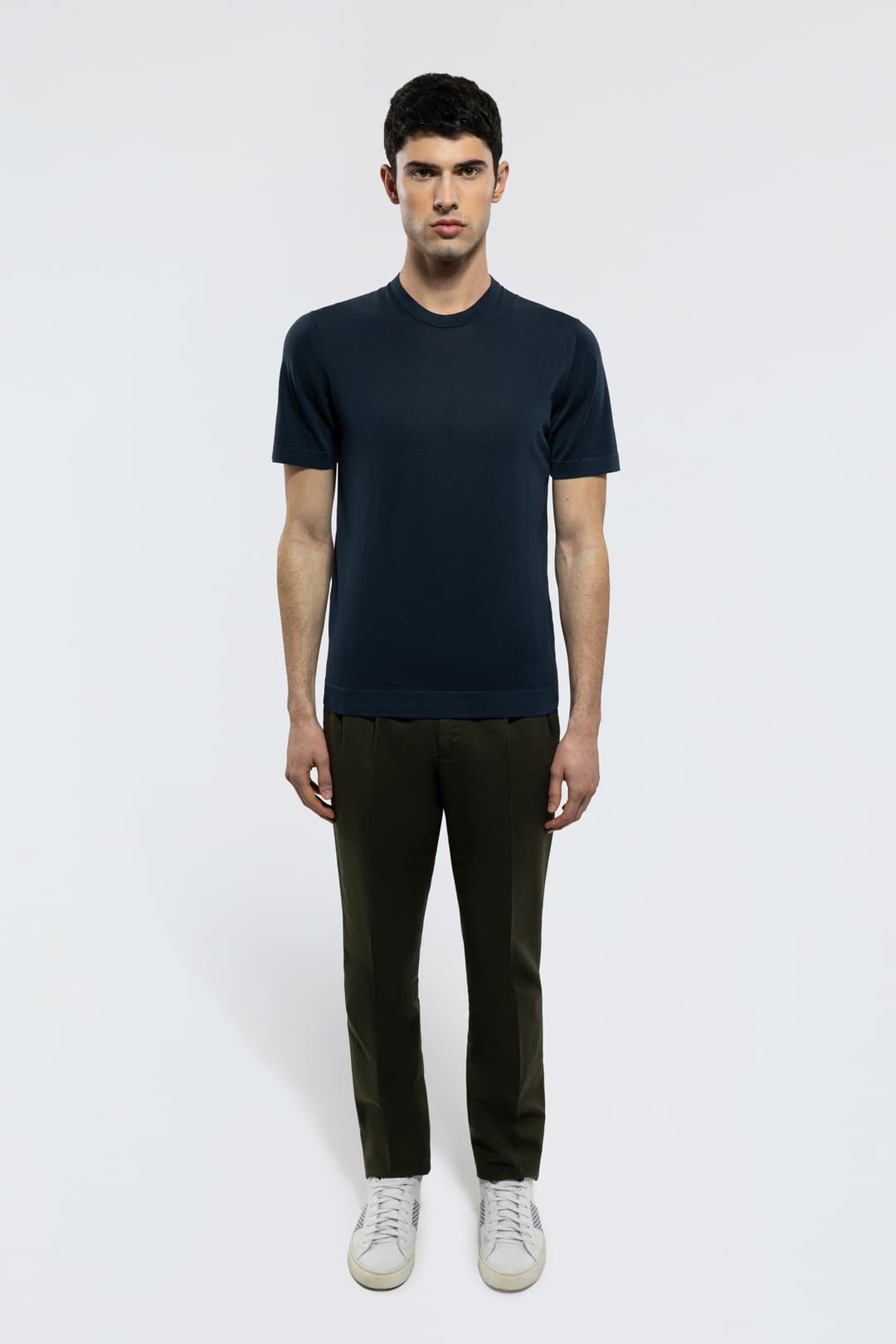 T-shirt in Cotone Stone Wash