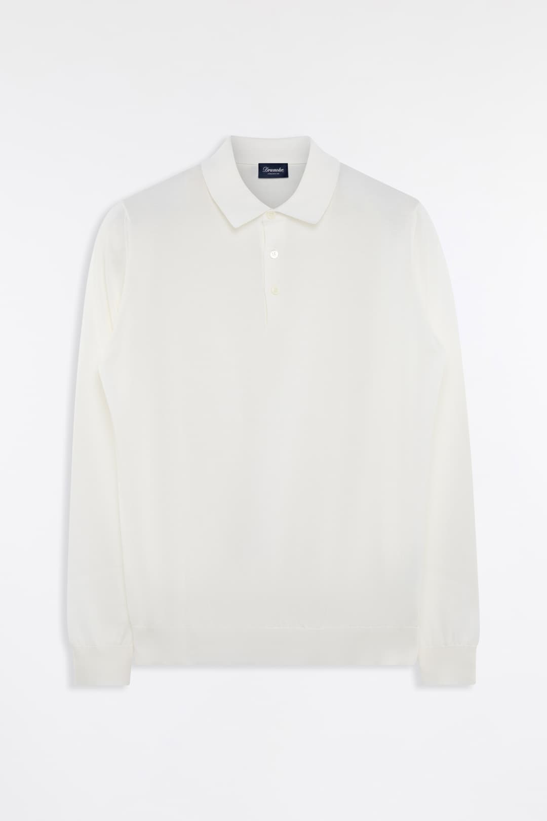 Polo a maniche lunghe in cotone