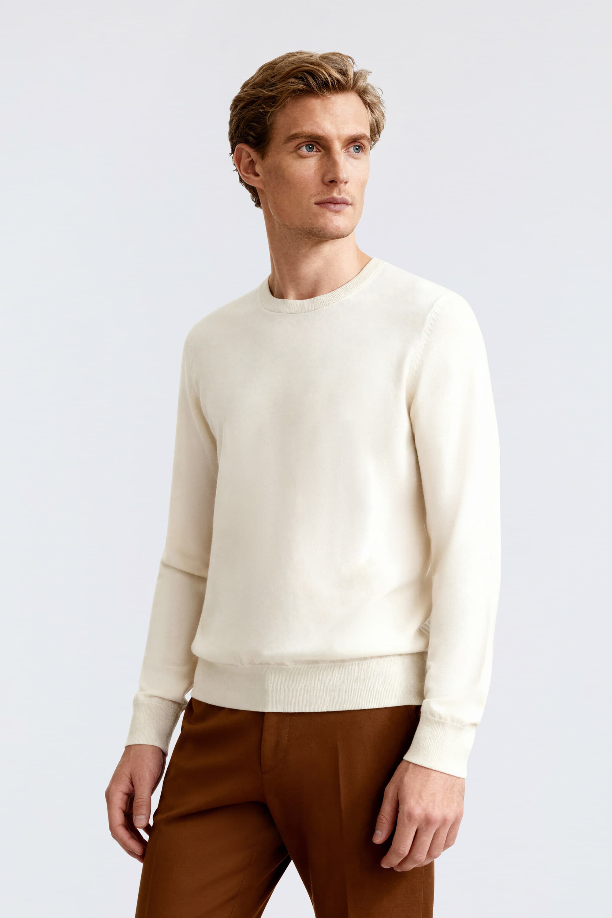Cashmere Crew Neck Sweater - Image 3