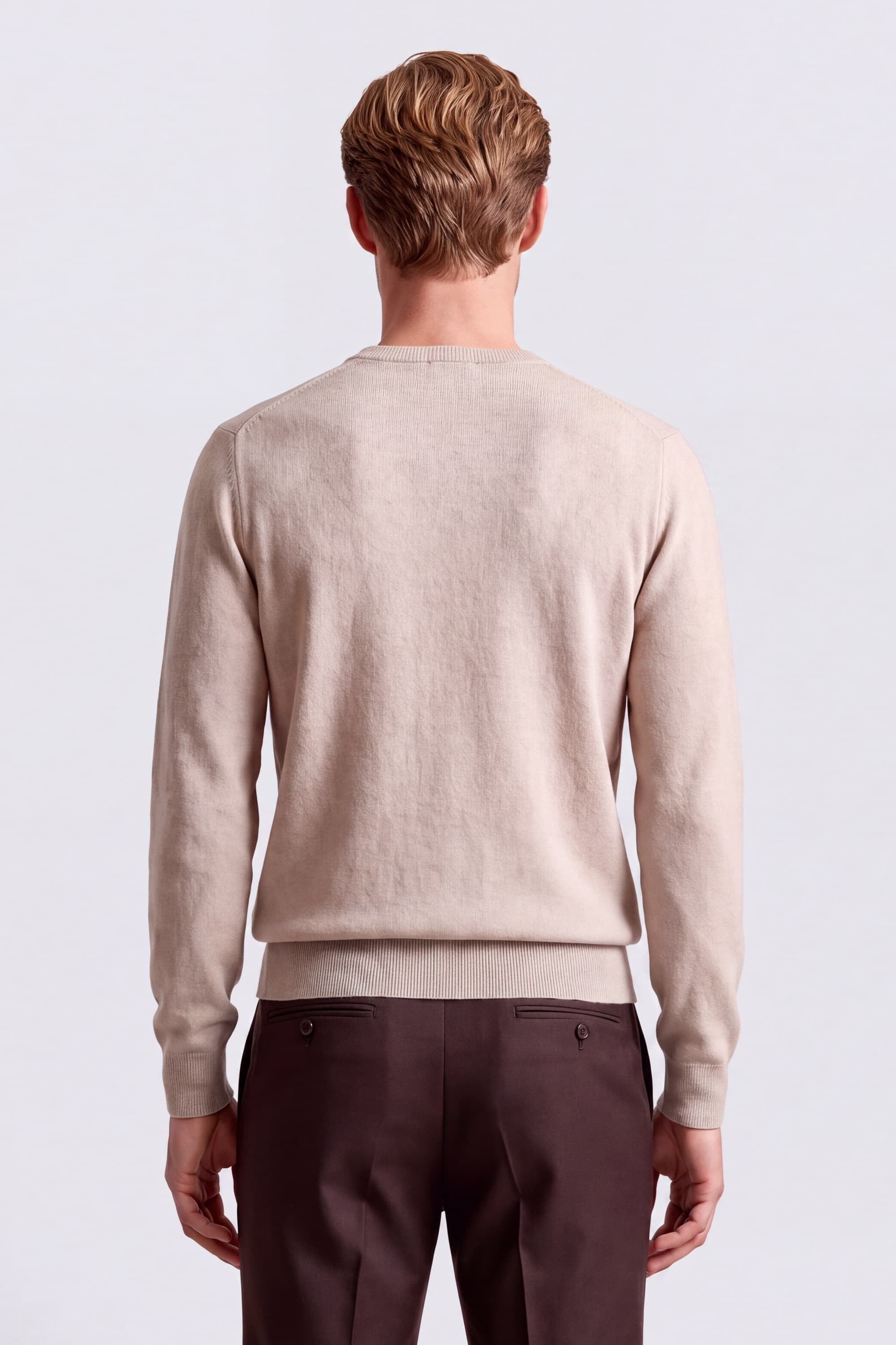 Crew Neck Cashmere Sweater - Image 7