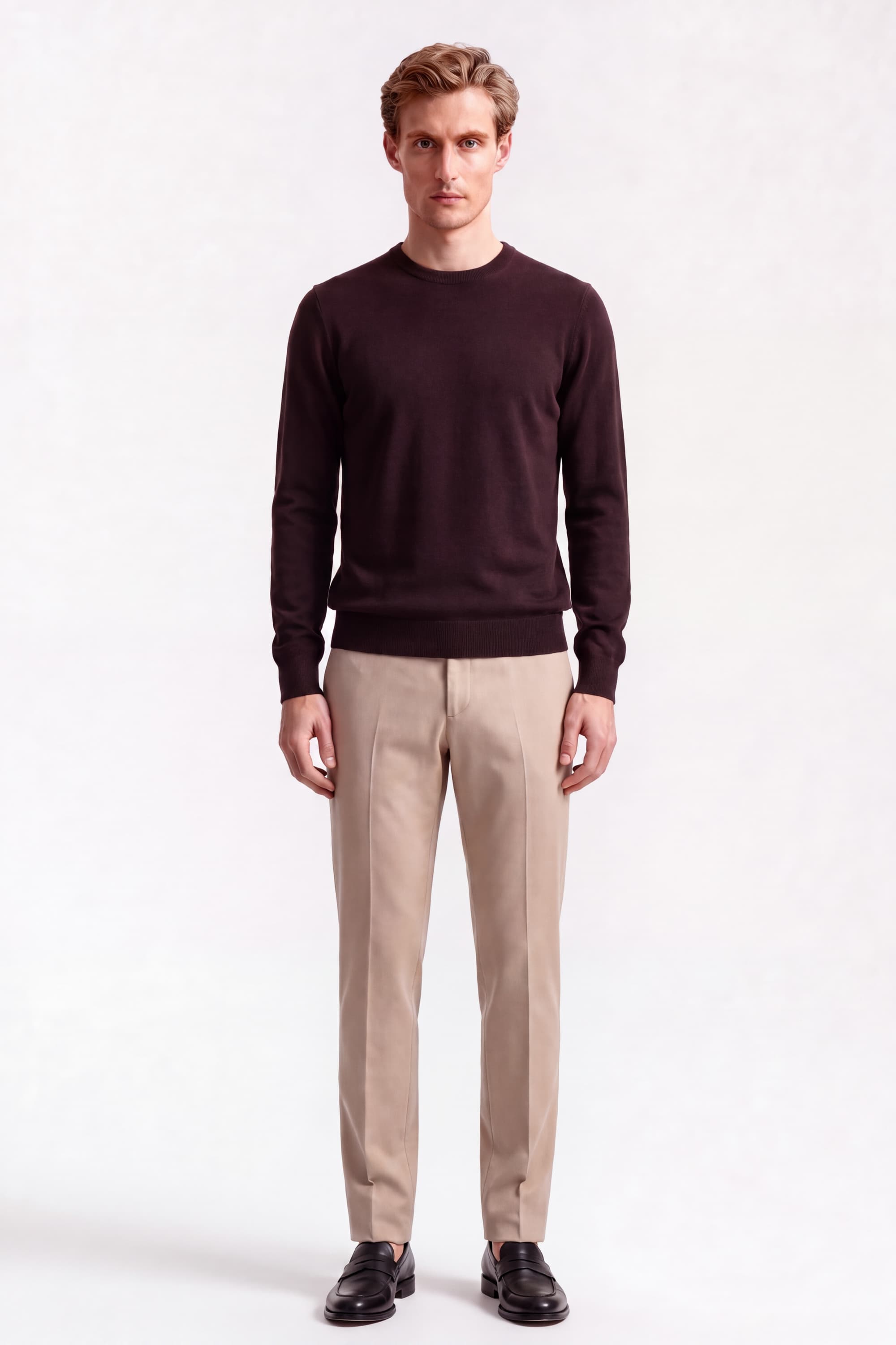 Crew Neck Cashmere Sweater - Image 29