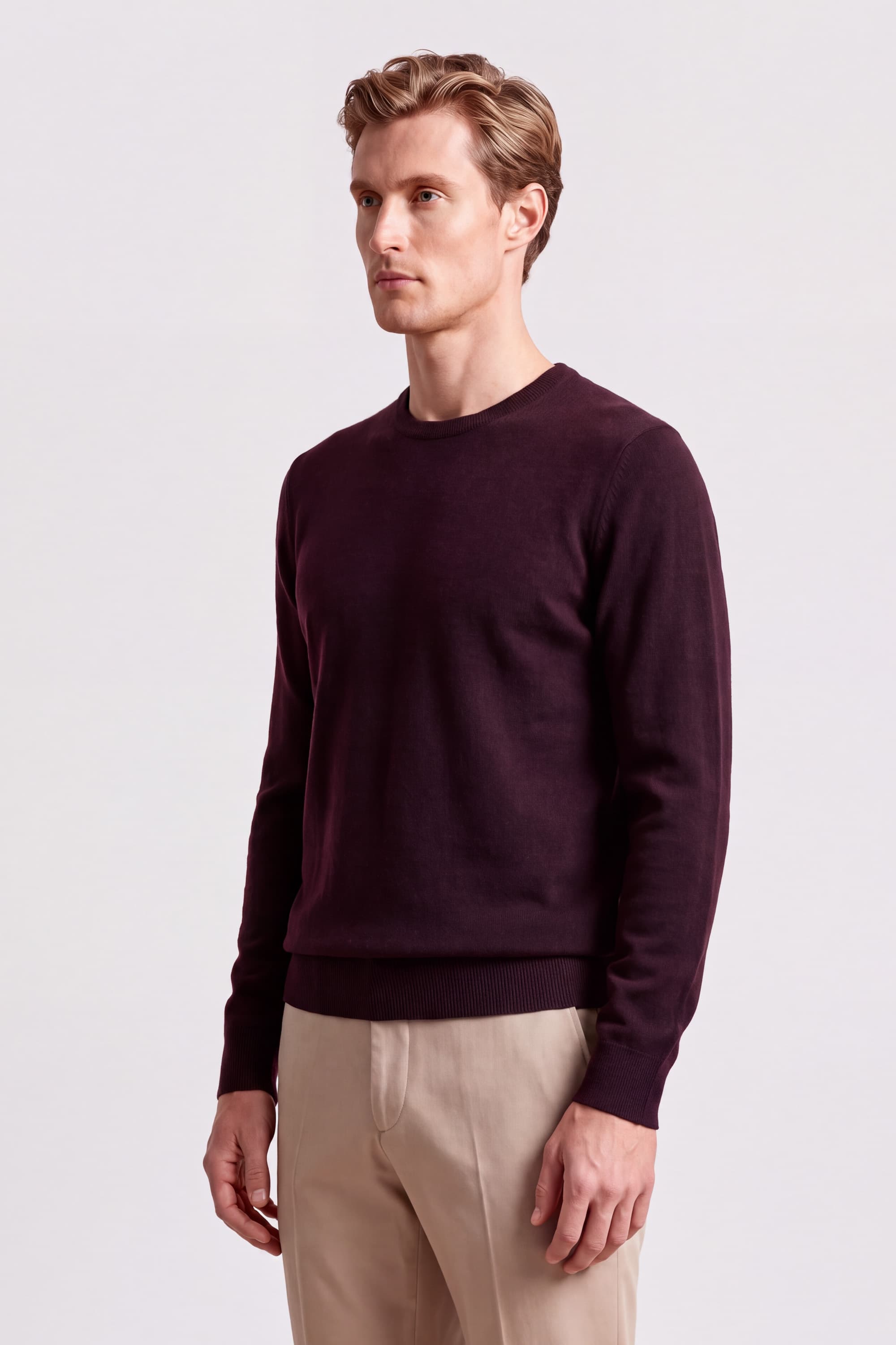 Crew Neck Cashmere Sweater - Image 30