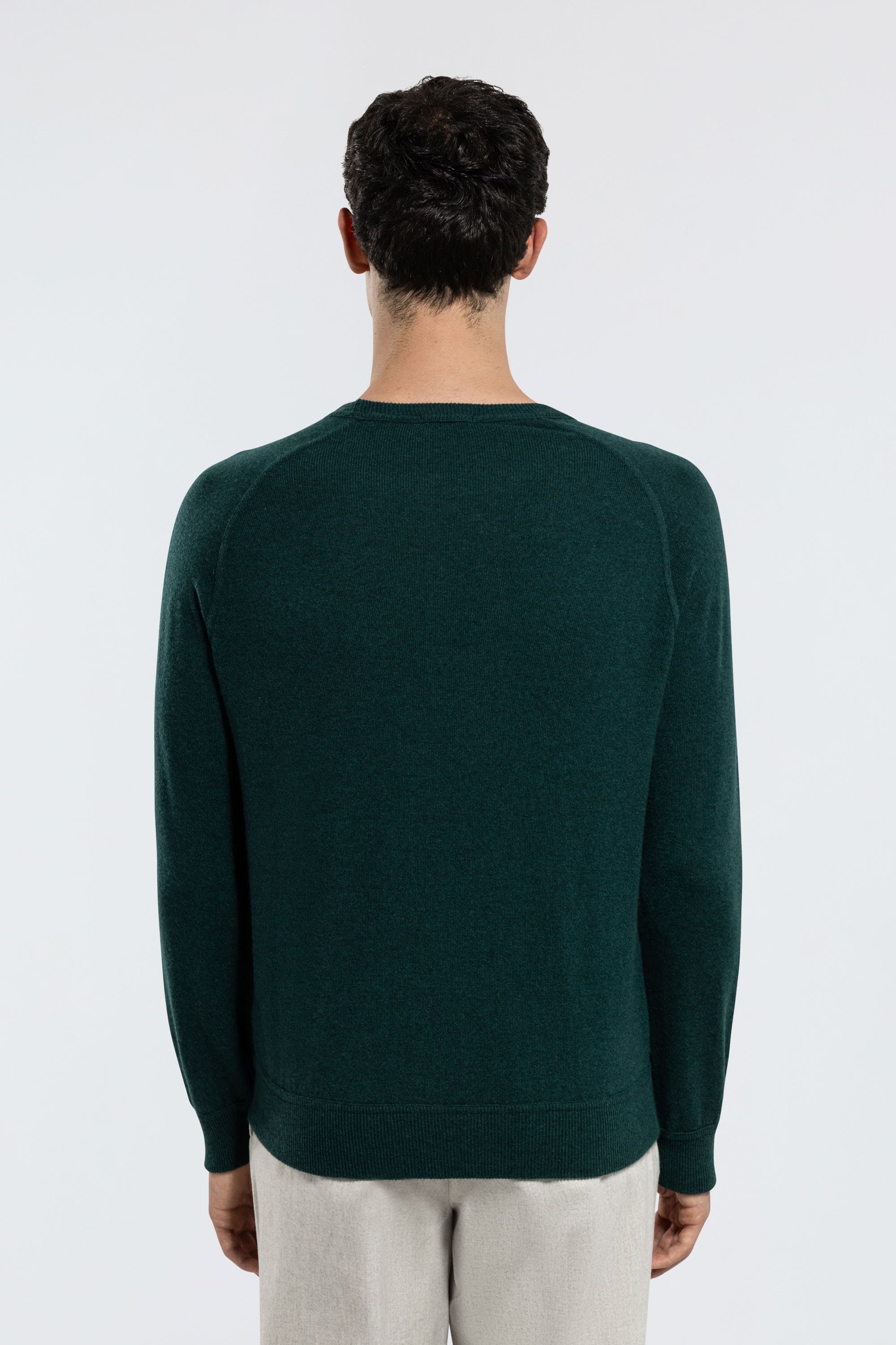 Crew Neck Cashmere Sweater - Image 4