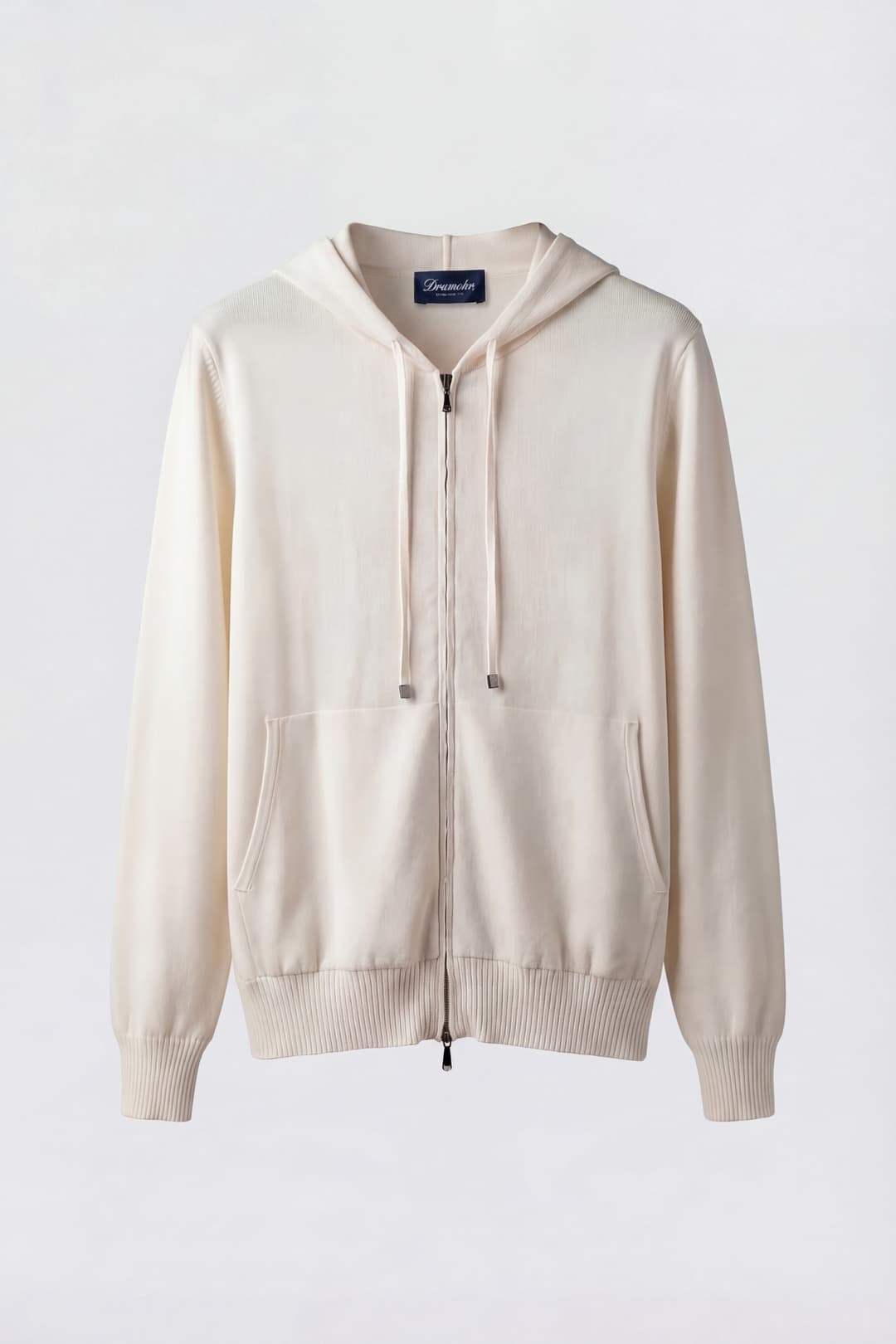 Cotton Hooded zip Sweatshirt