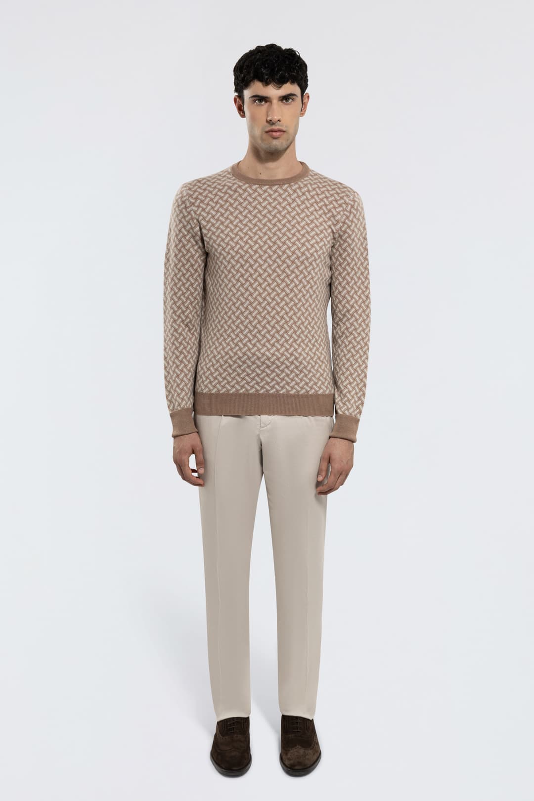 Maglia Girocollo Razor Blade in Cashmere