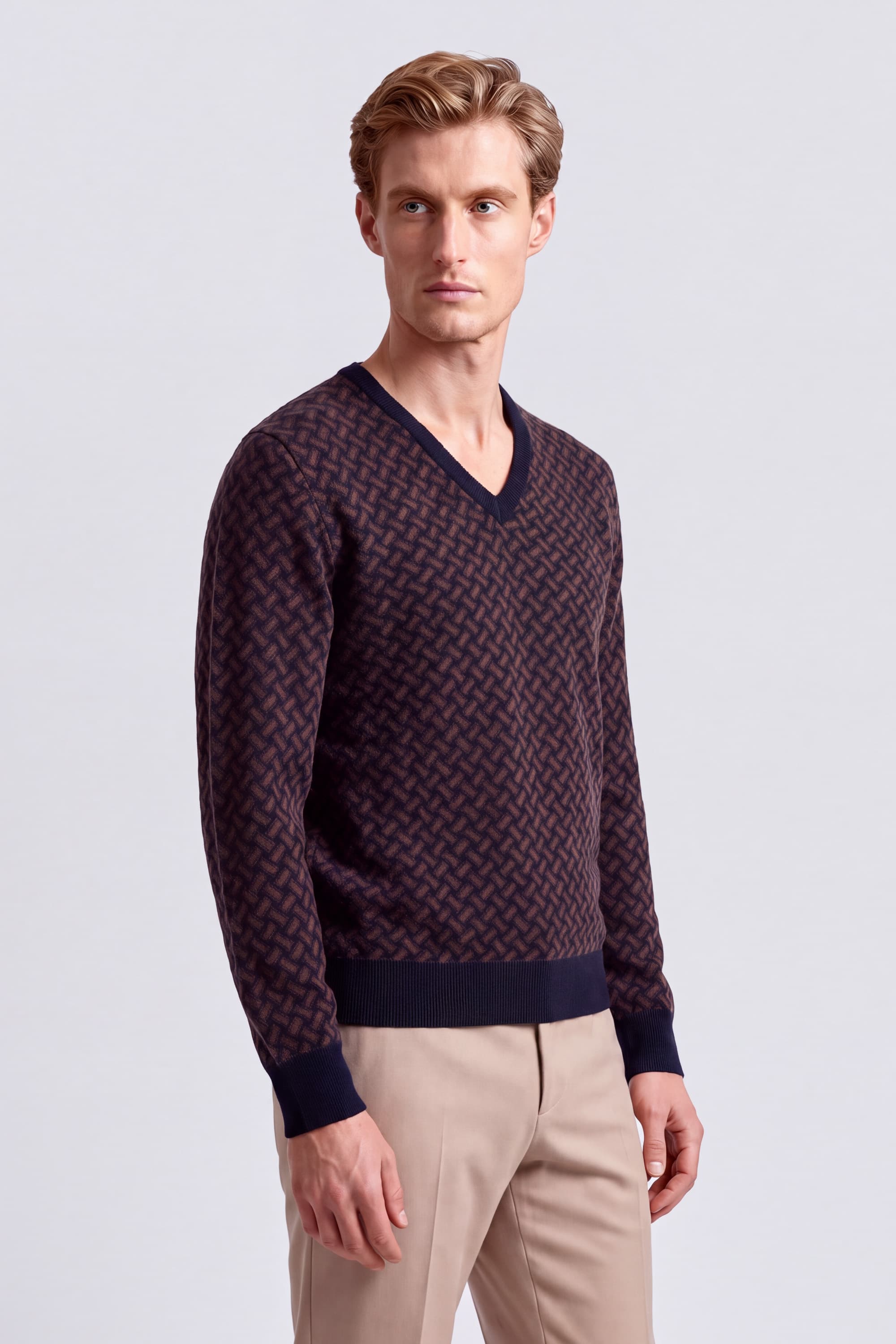 V-Neck Cashmere Sweater - Image 3