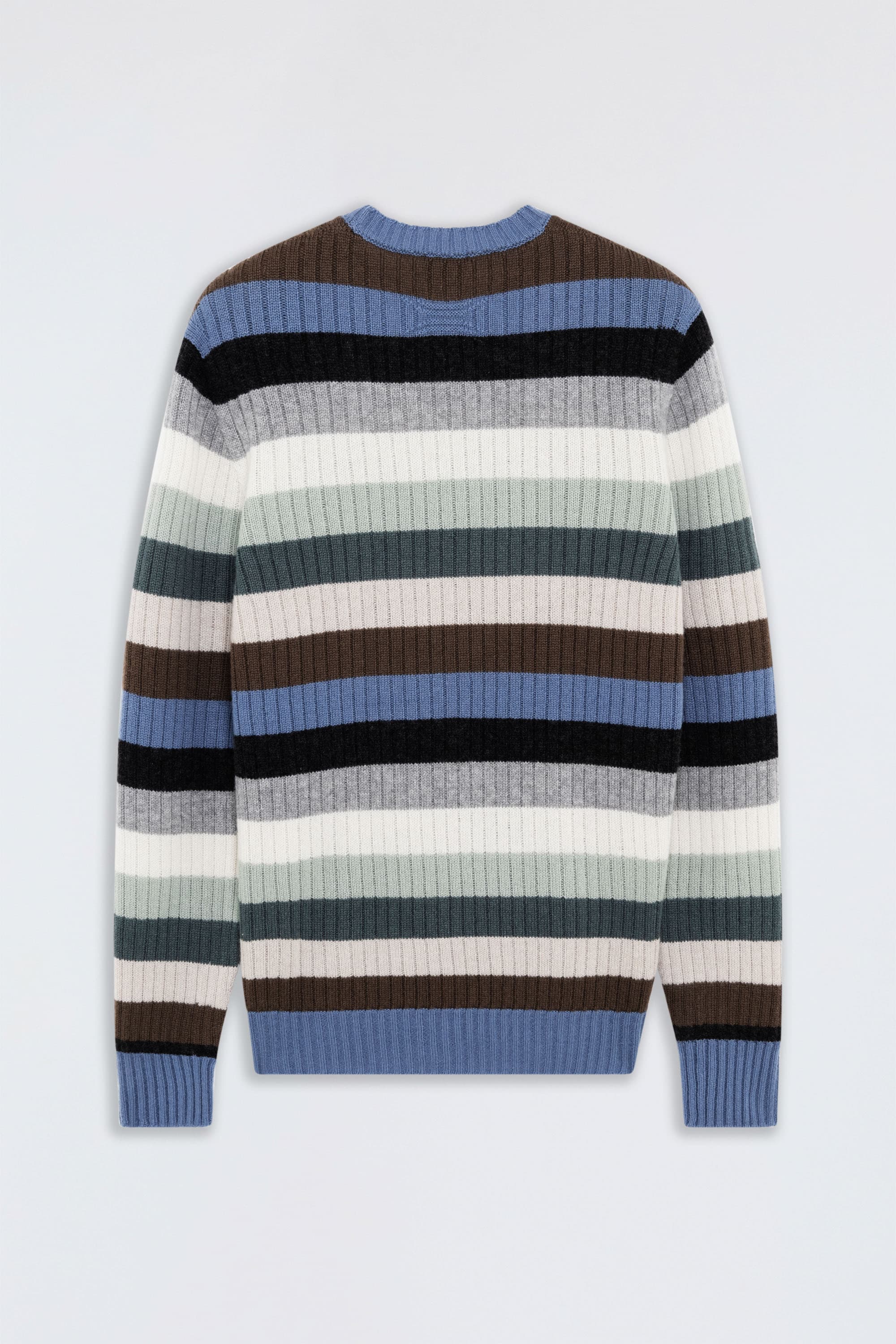 Striped Cashmere Crewneck Sweater - Image 6