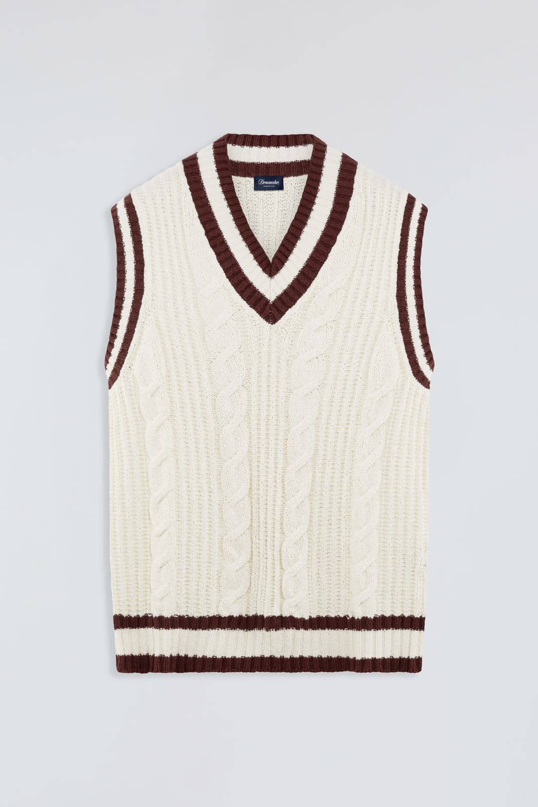 Gilet Tennis in Cotone con Trecce