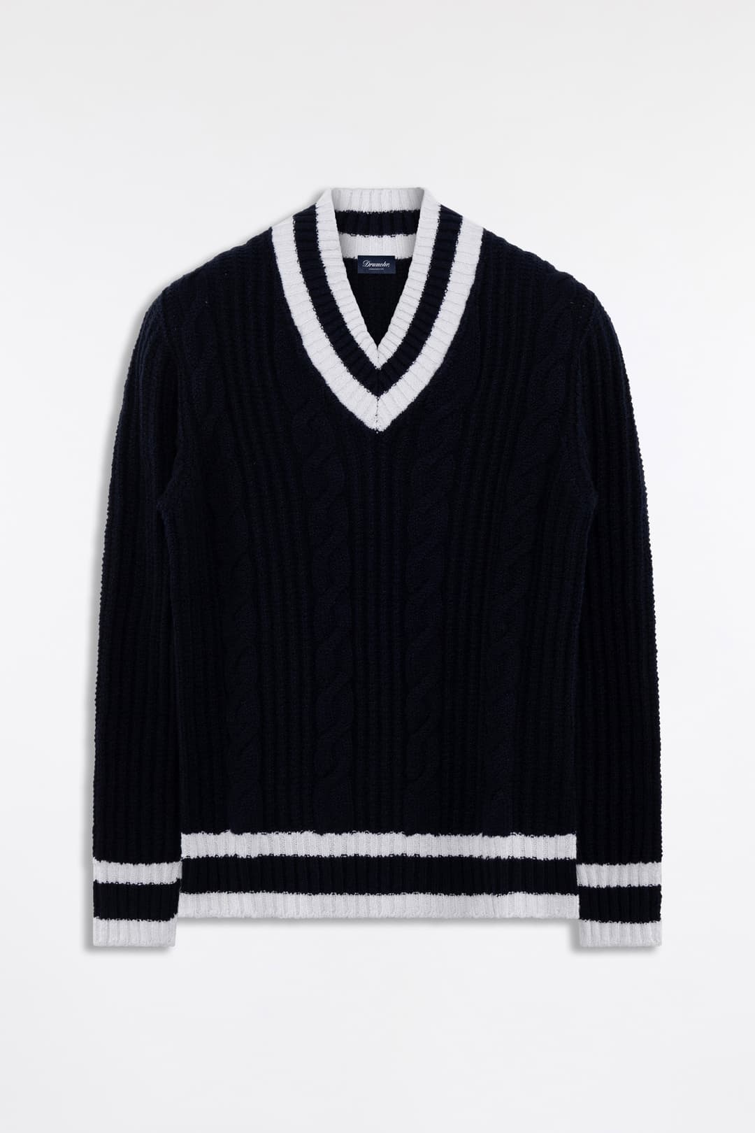 V-Neck Tennis Sweater