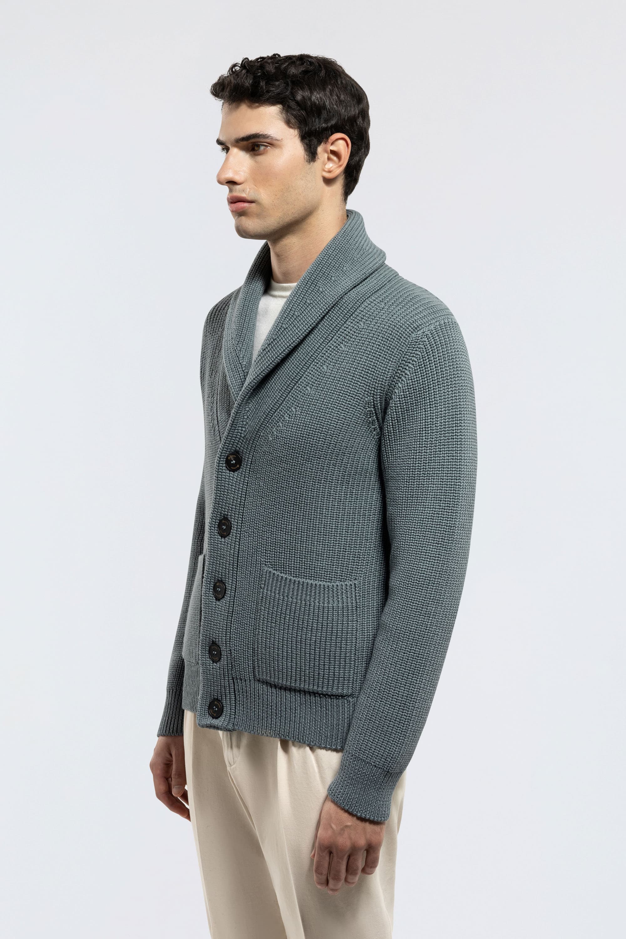 Merino Wool Cardigan - Image 3
