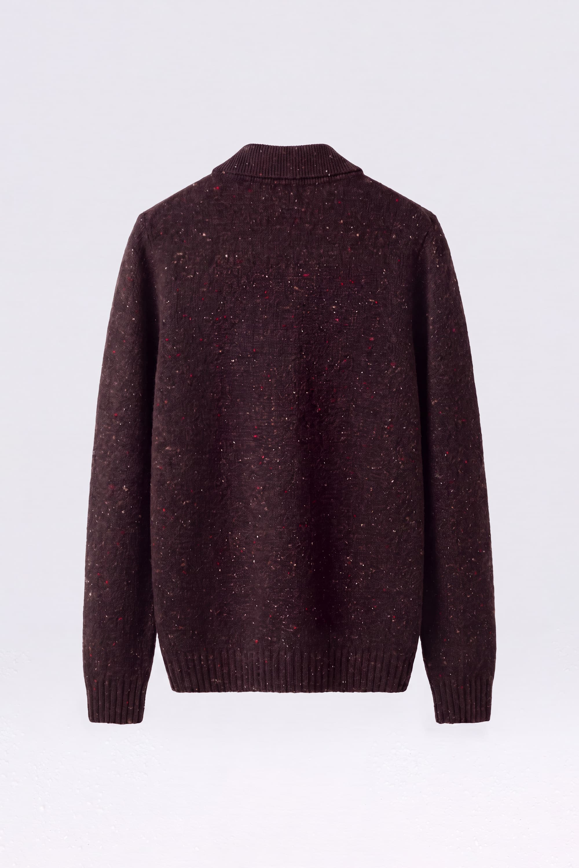 Cardigan with Shirt Collar - Image 6