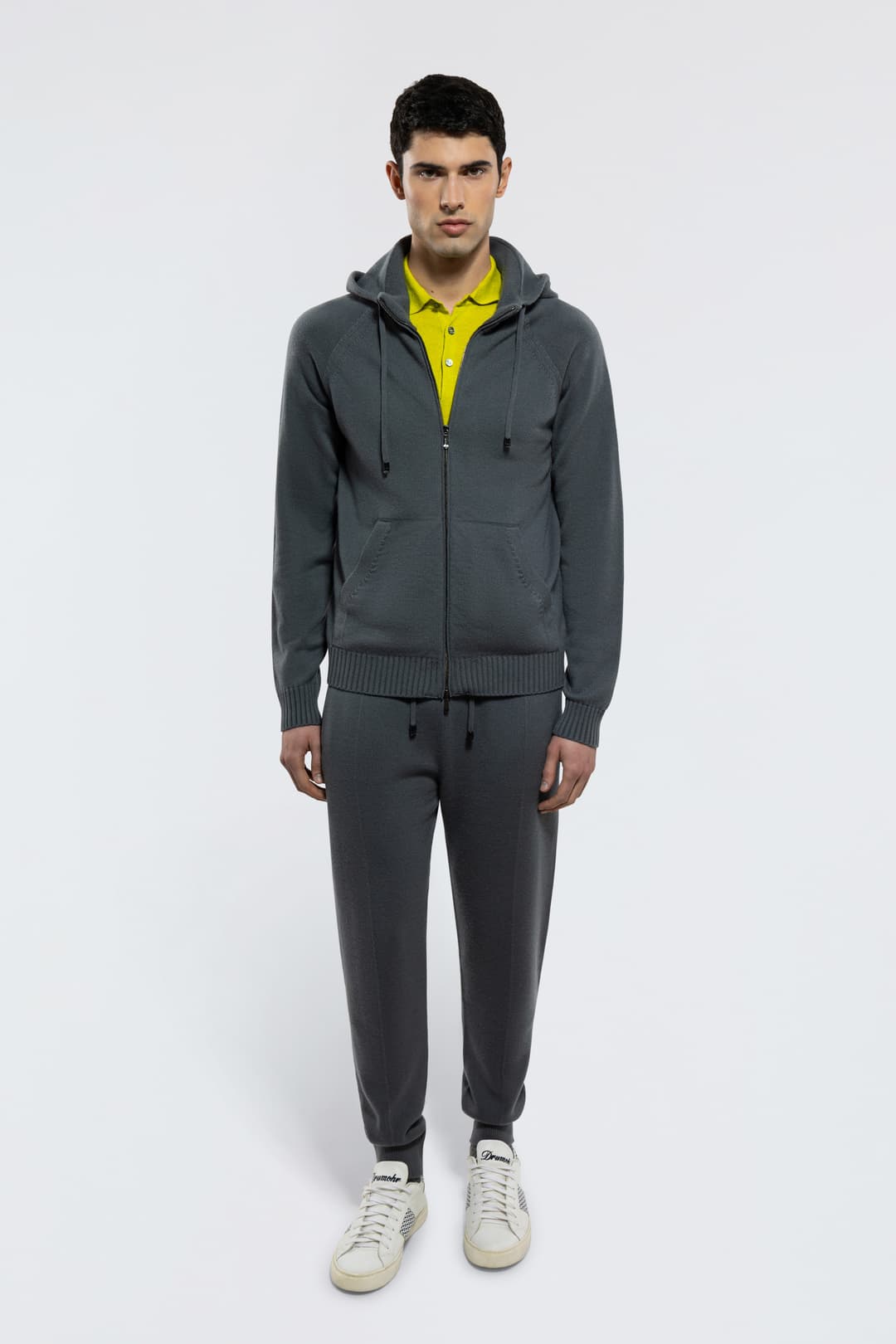 Pull à Fermeture Éclair en Cachemire