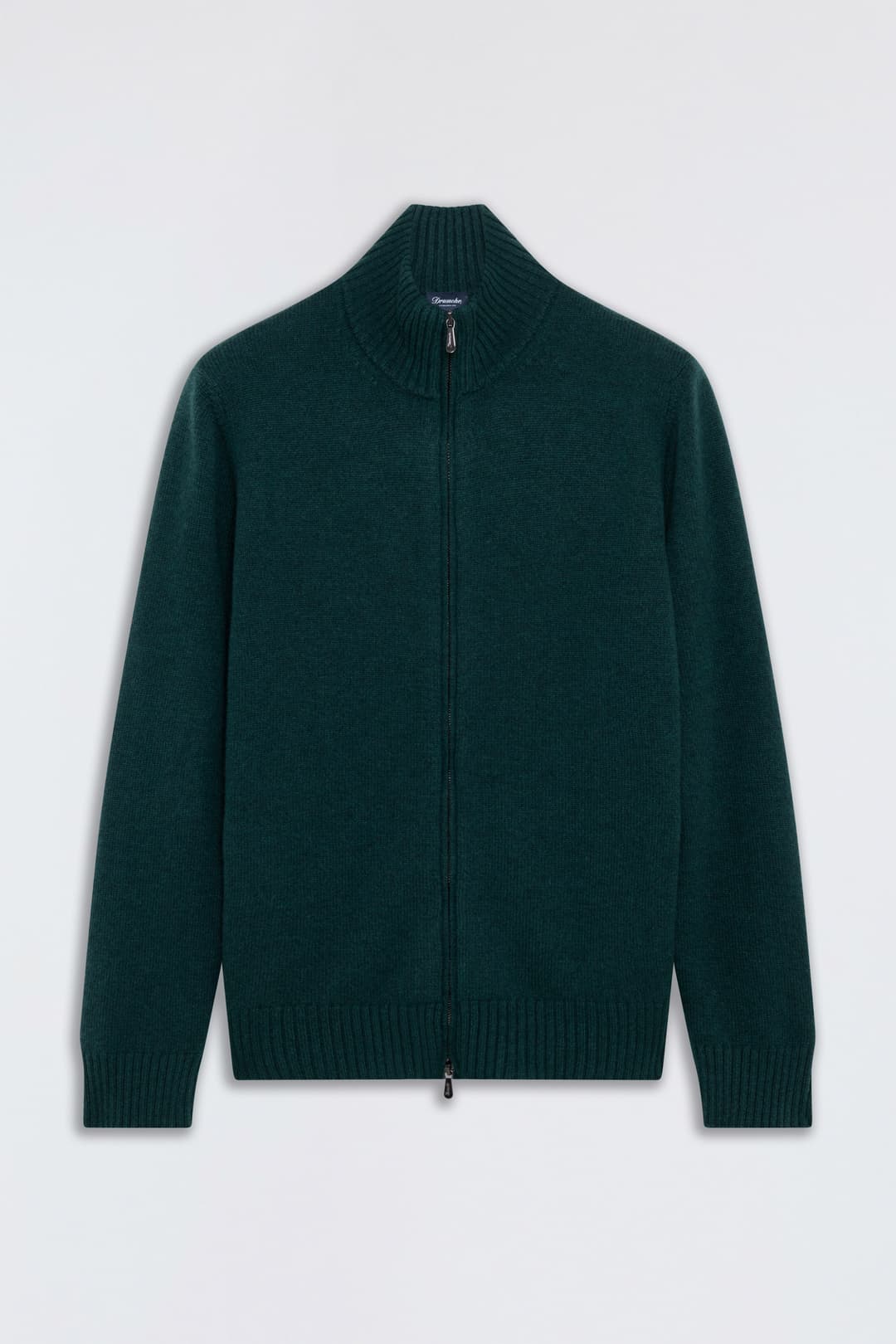 Turtleneck Sweater with zip in Cashmere