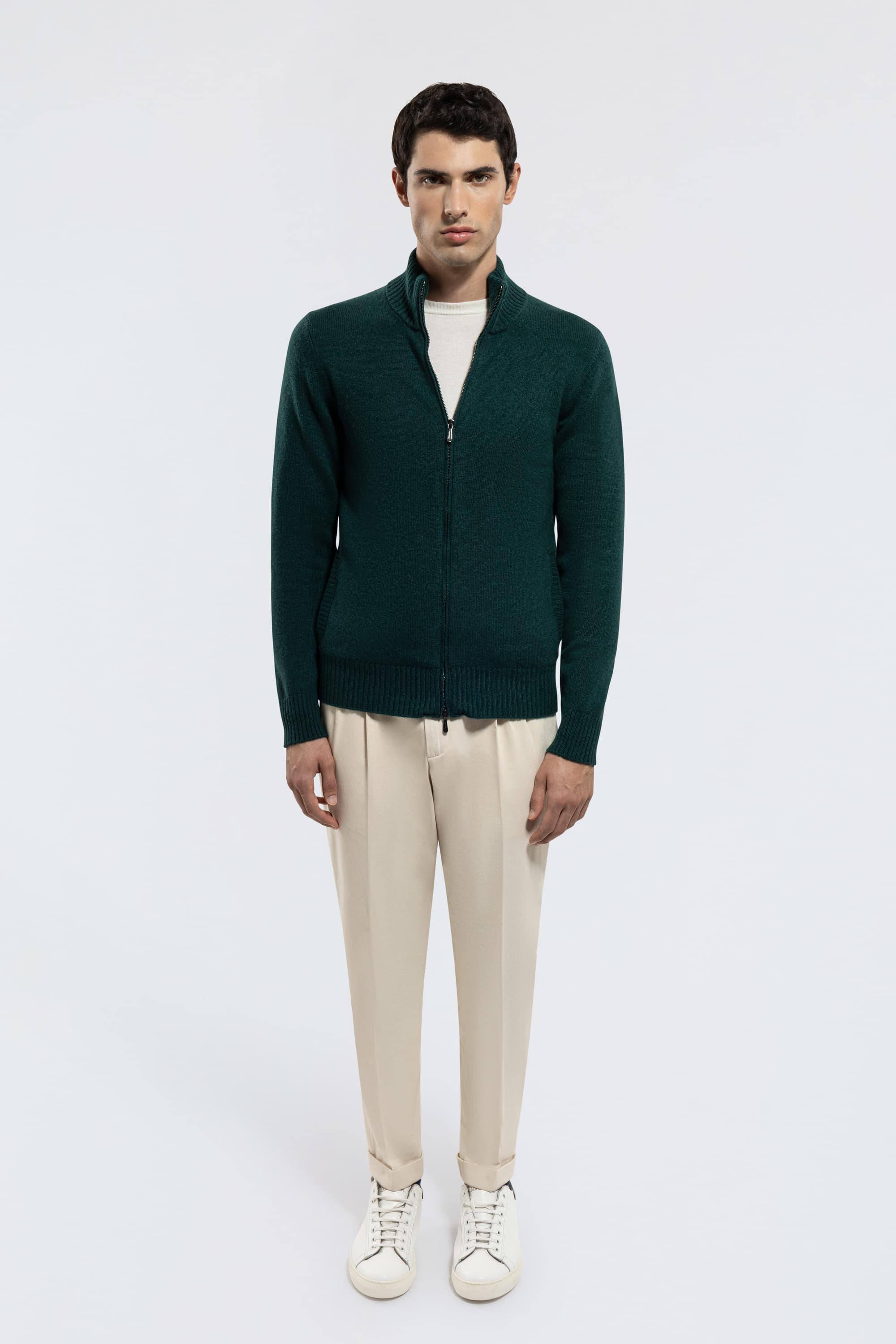 Cashmere Turtleneck with zip - Image 2