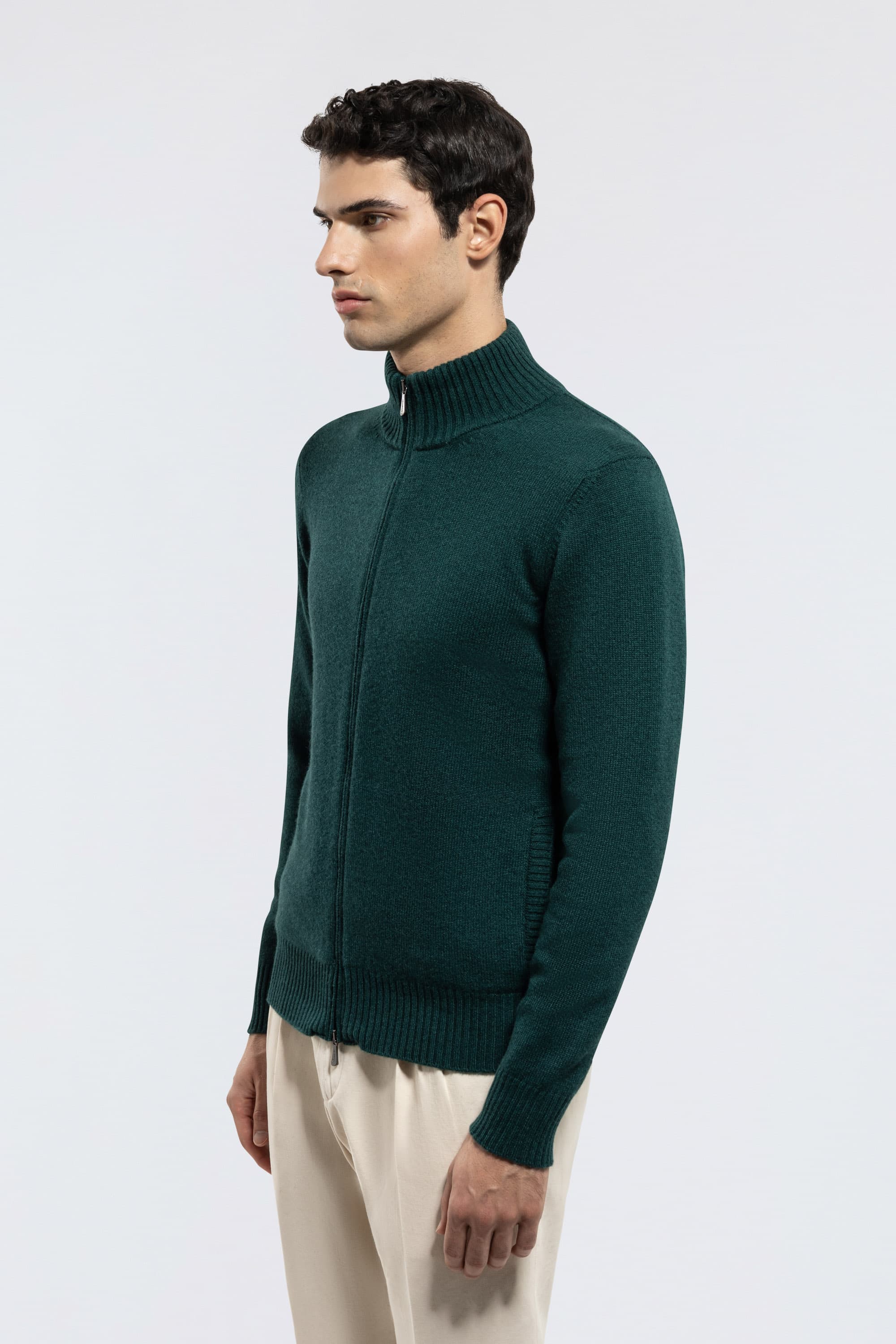 Cashmere Turtleneck with zip - Image 3