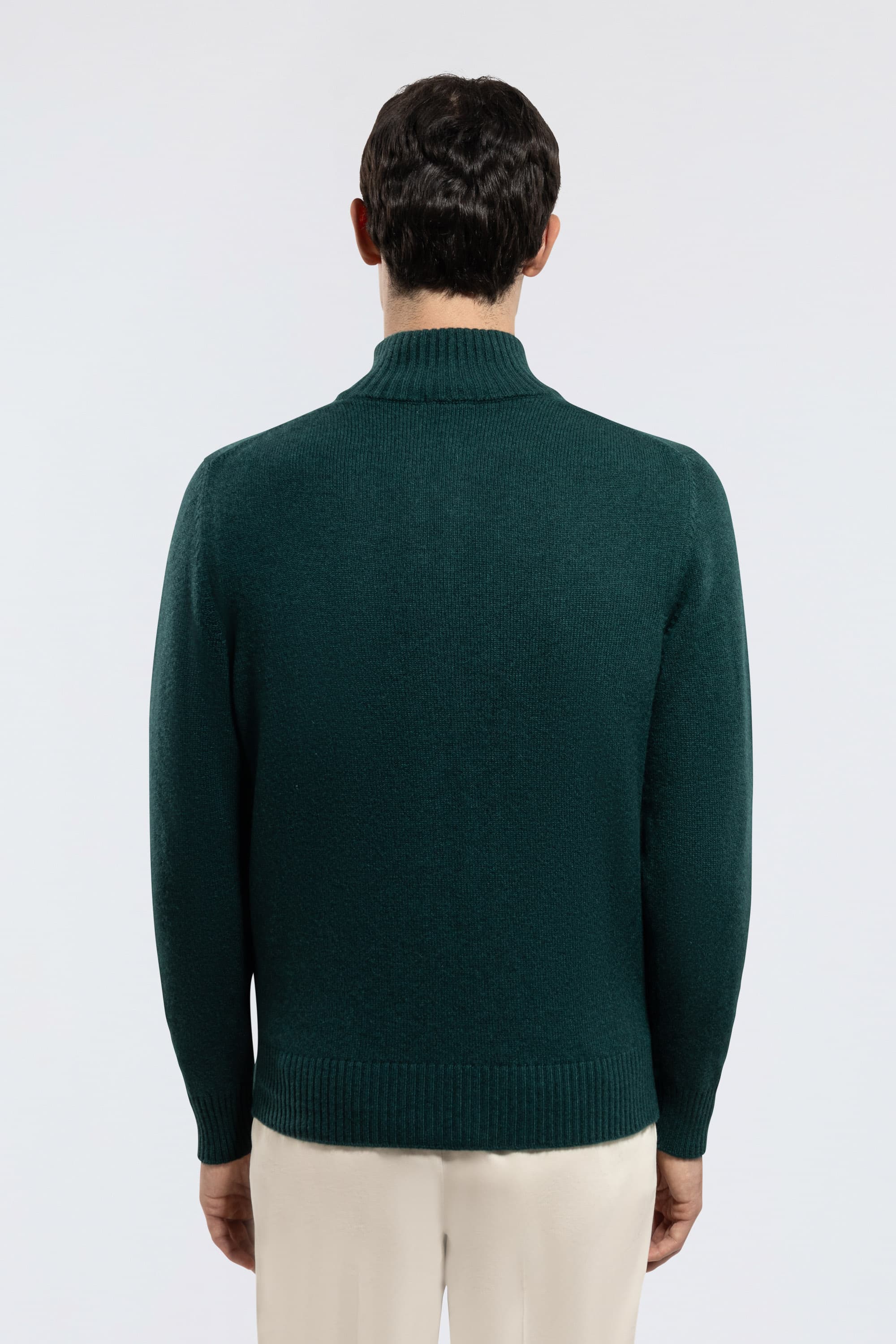 Cashmere Turtleneck with zip - Image 4