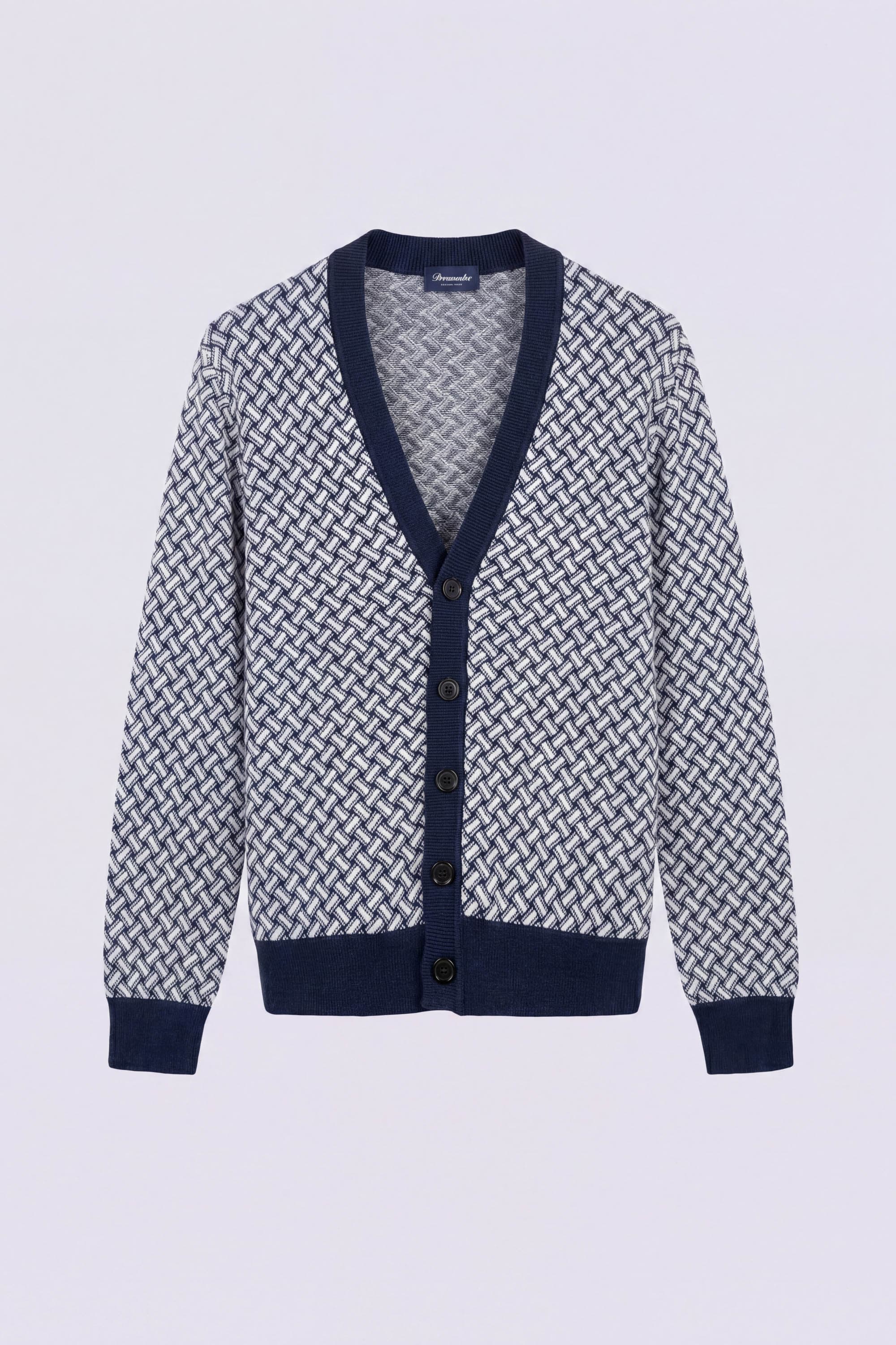 Razor Blade Cotton and Linen Cardigan