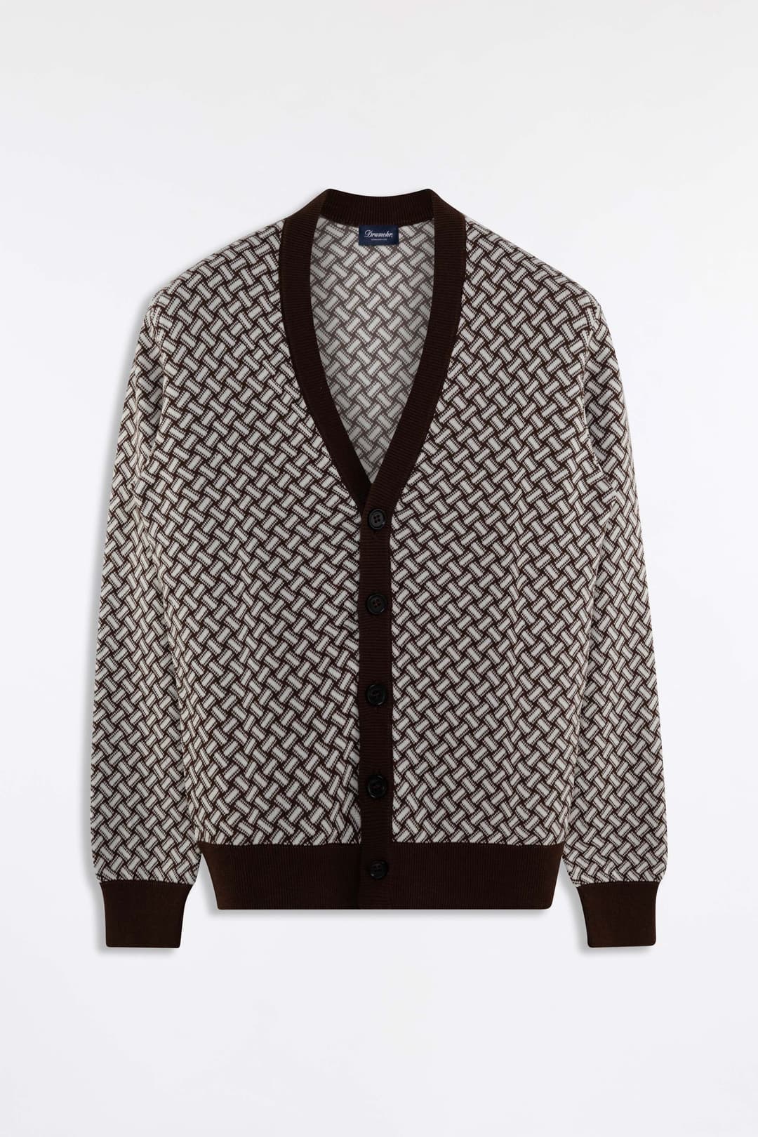 Cardigan Razor Blade in Cotone e Lino