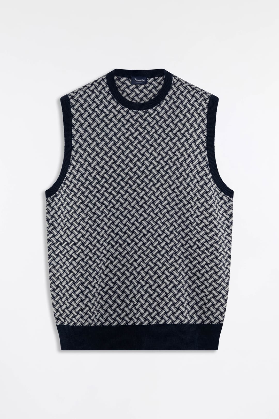 Gilet Razor Blade in Cotone e Lino