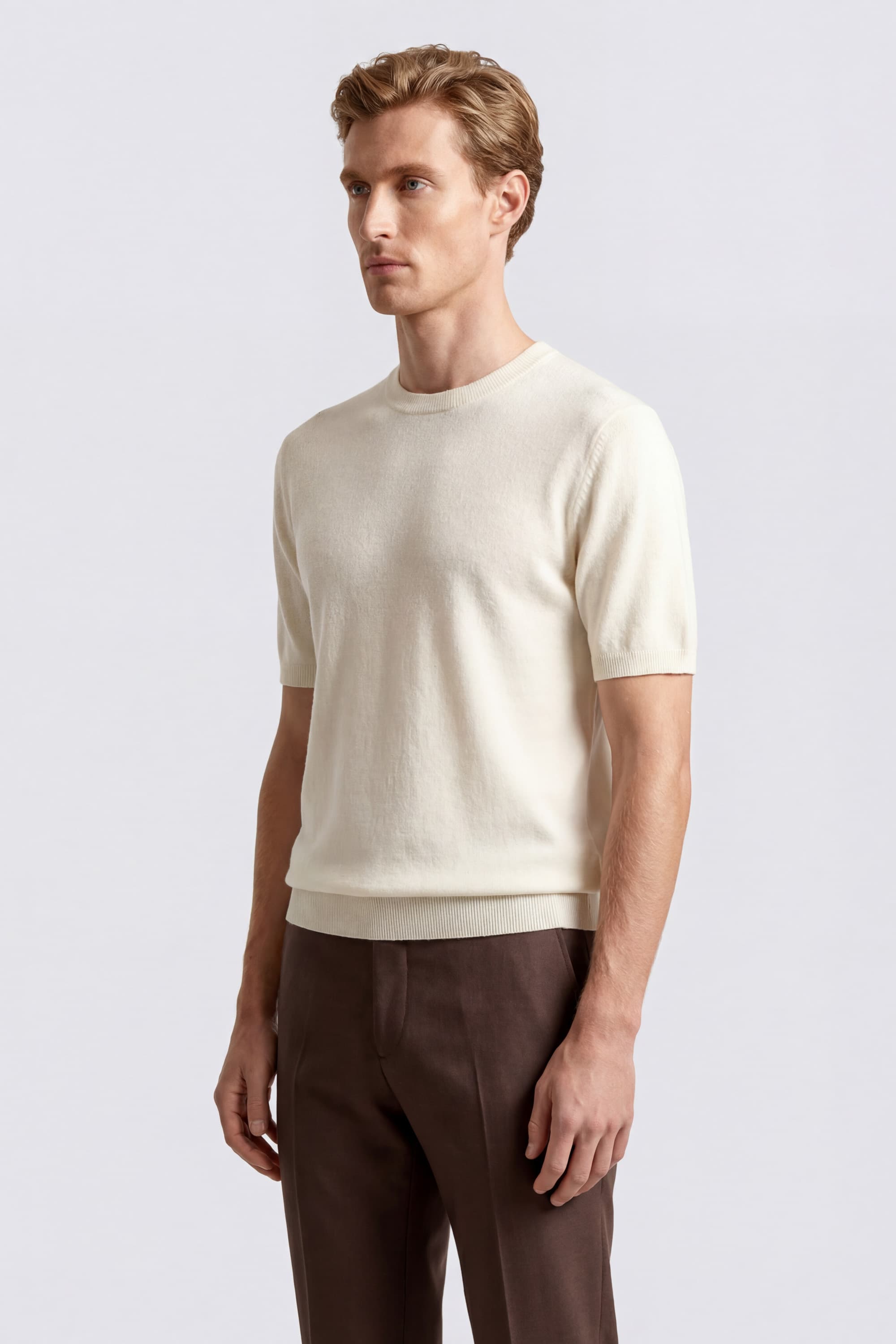 Cotton Terry Effect T-Shirt - Image 3