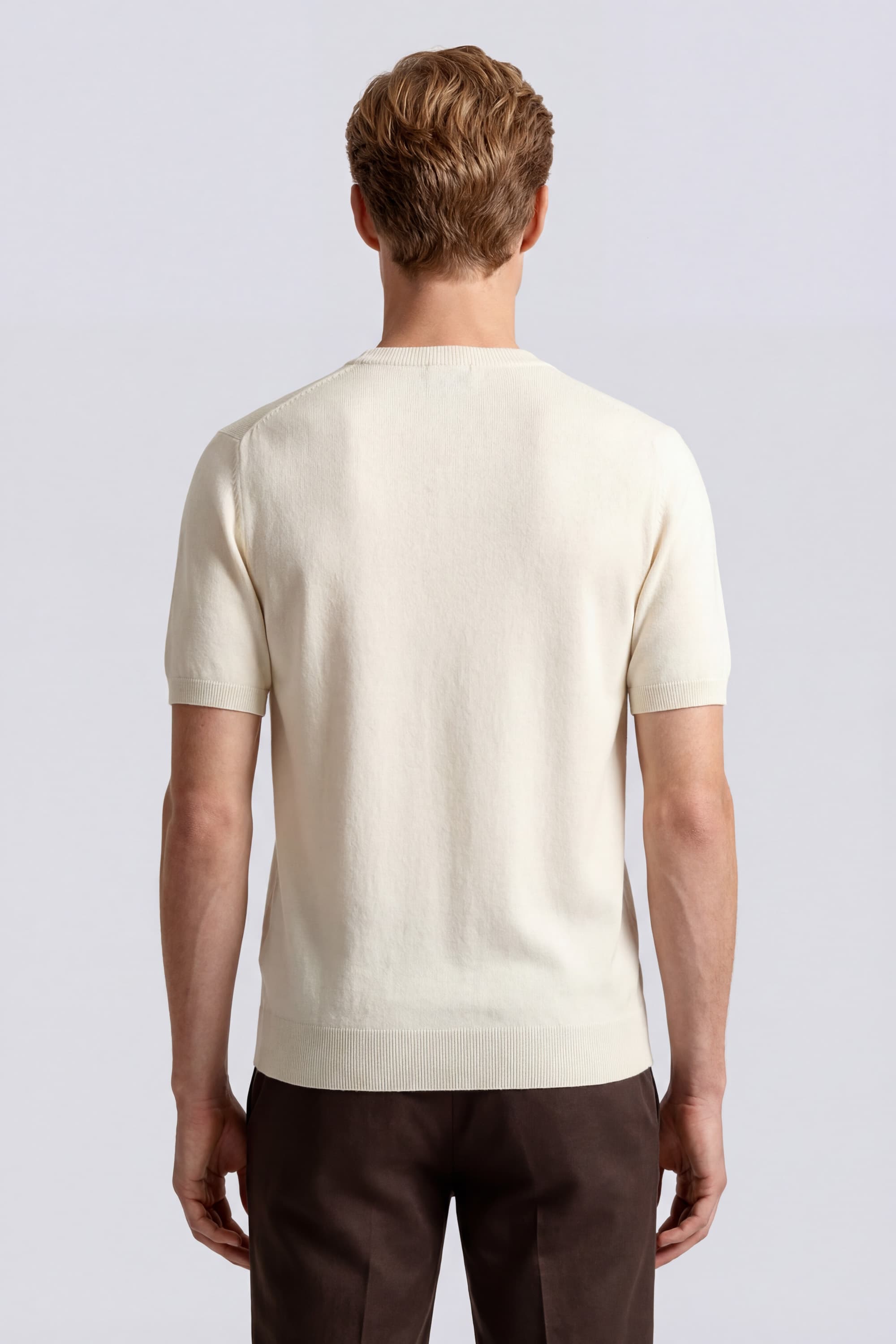 Cotton Terry Effect T-Shirt - Image 4