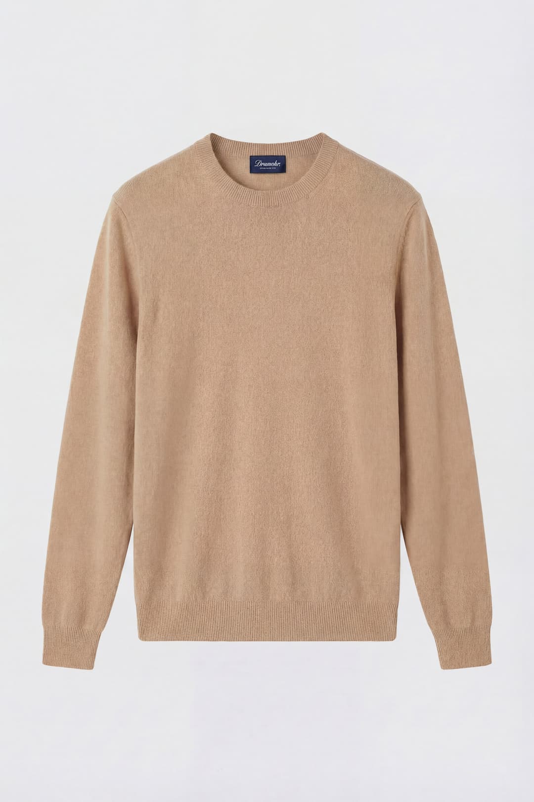 Cotton and Polyamide Crewneck Sweater