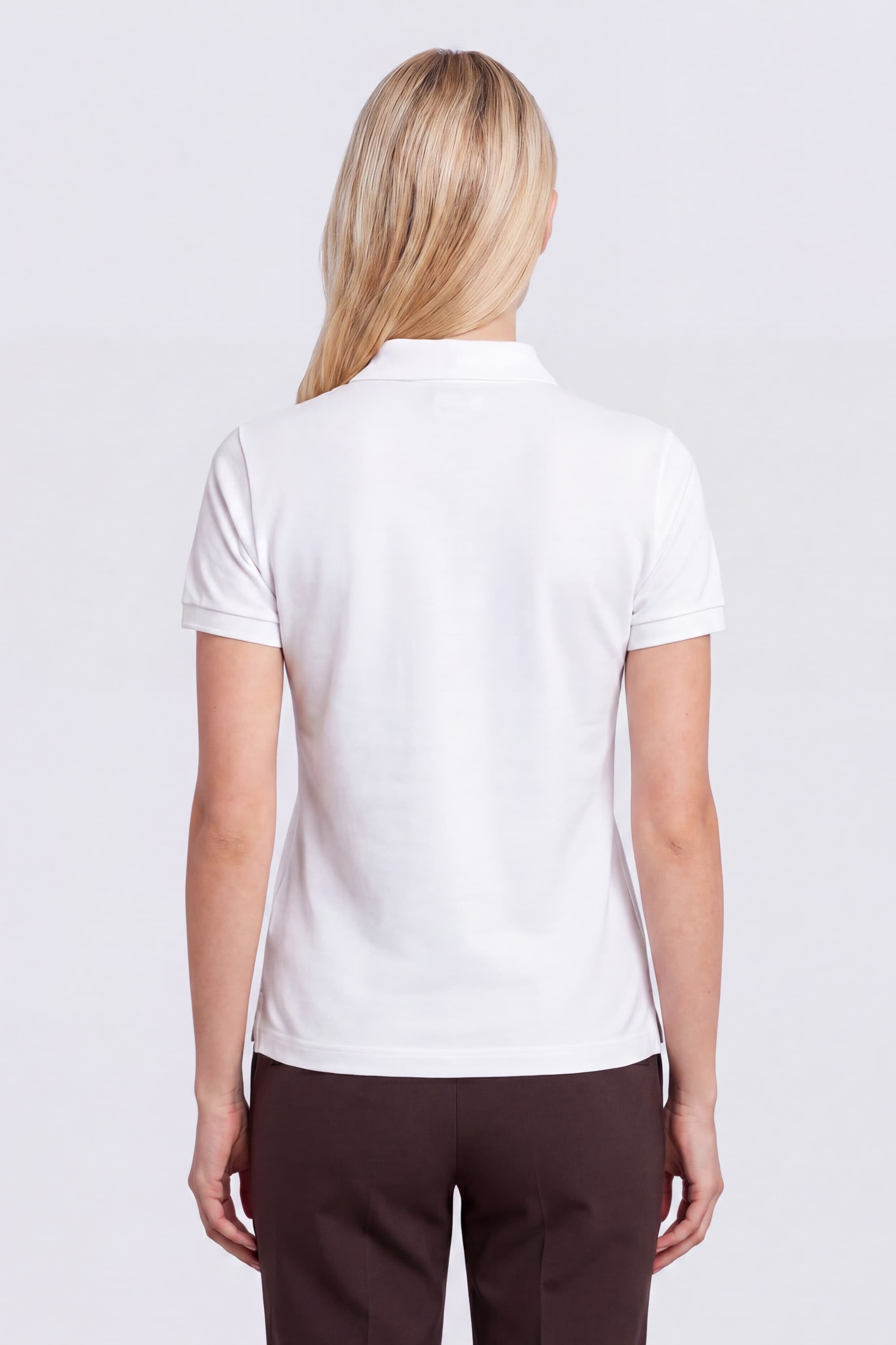 Open Collar Cotton Polo - Image 4