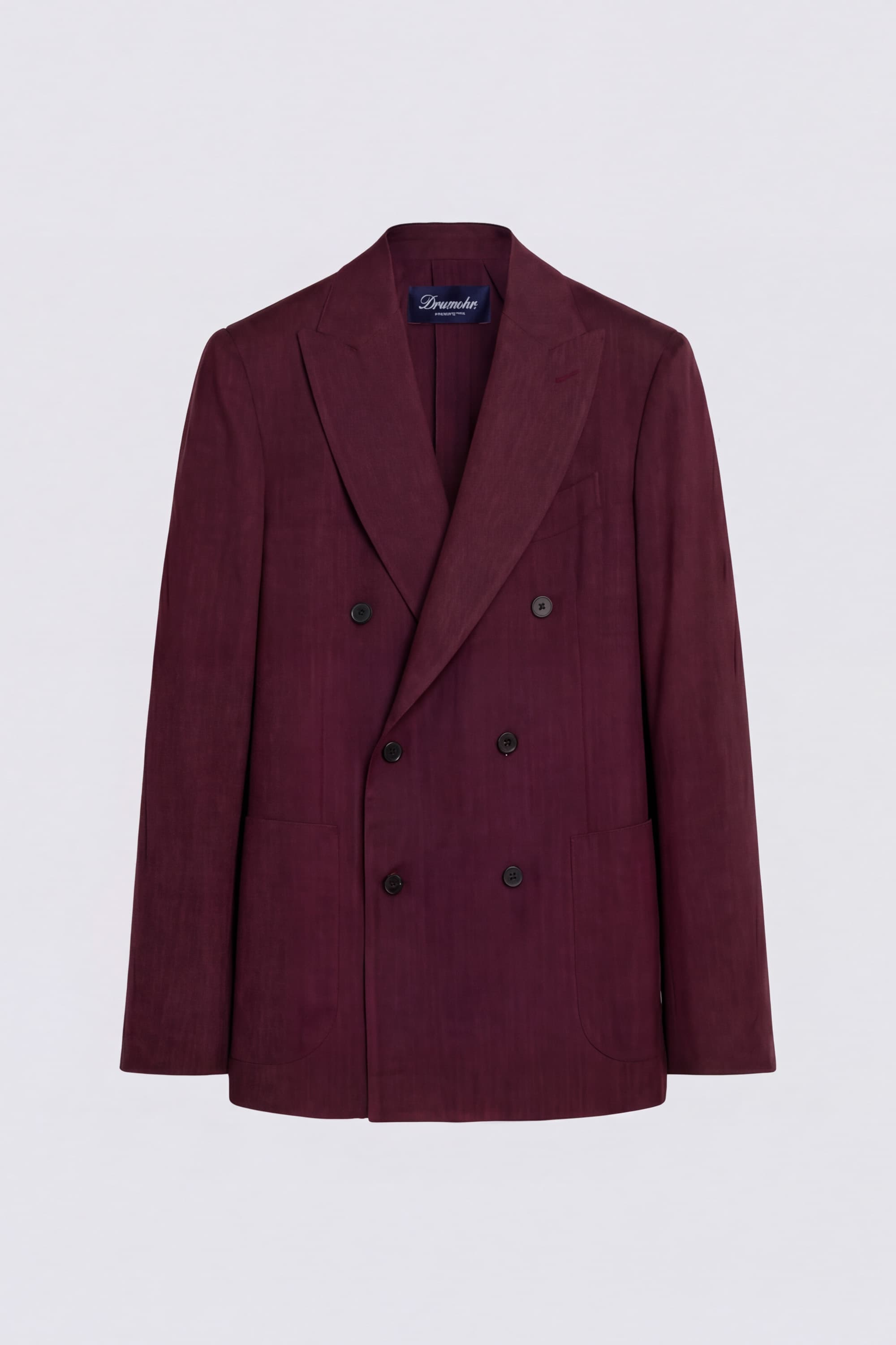Blazer Cruzado de Lino y Lana