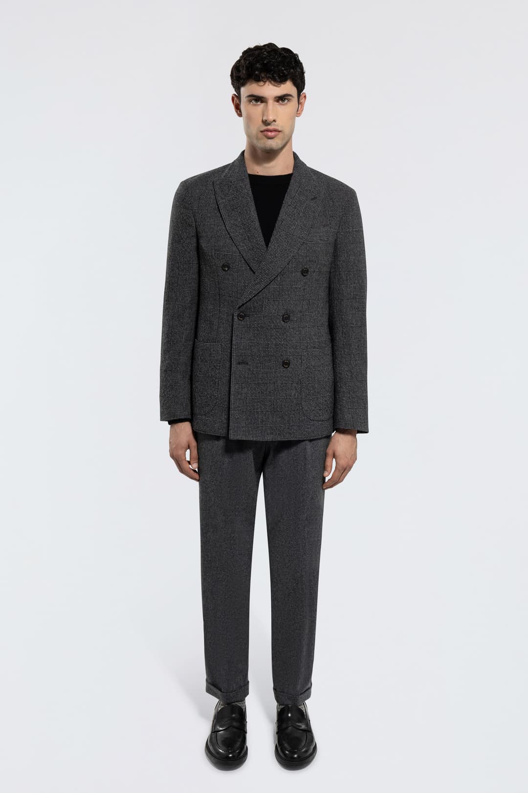 Double-Breasted Wool Jacket