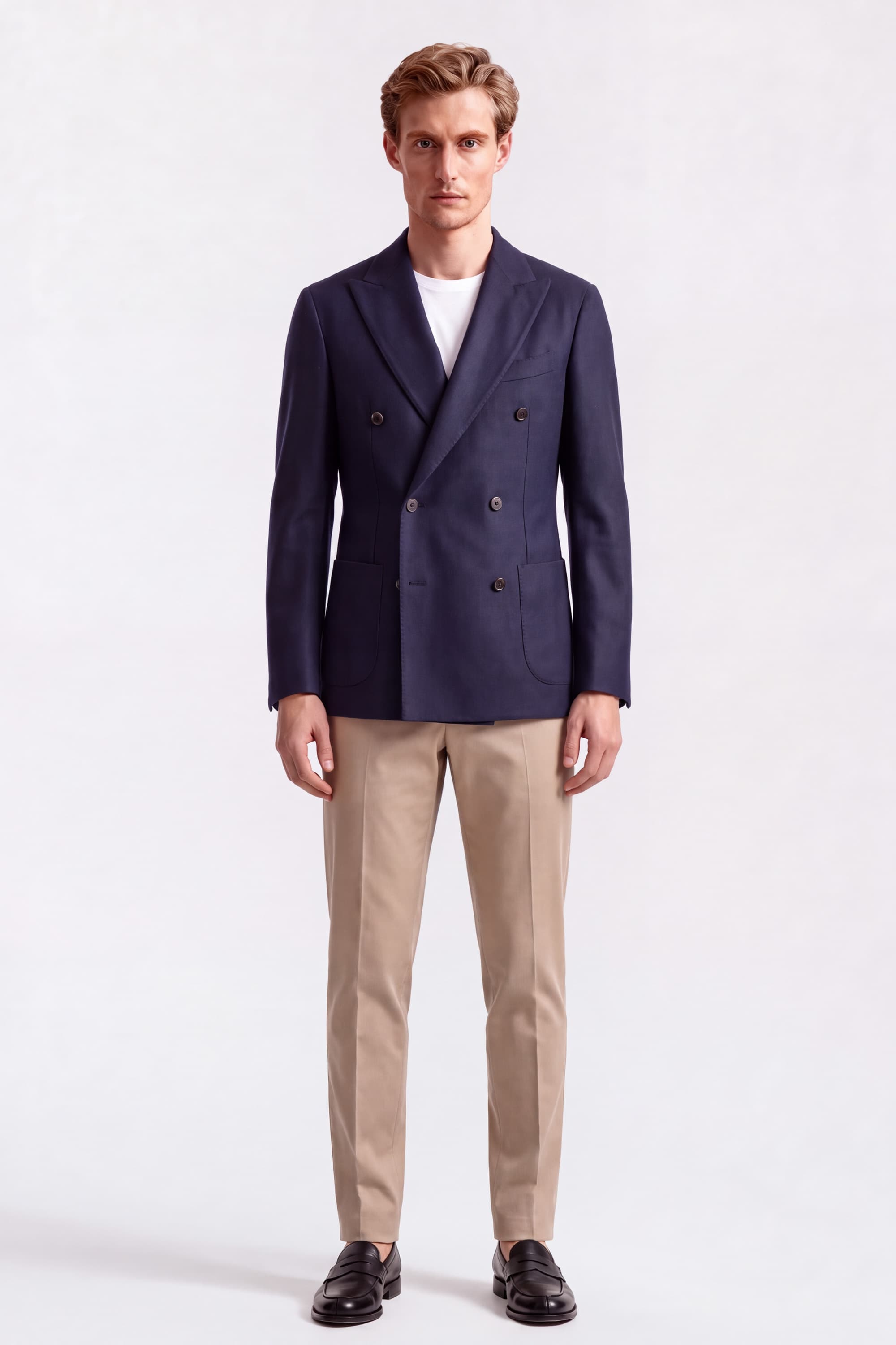 Double-Breasted Cashmere Jacket - Image 2