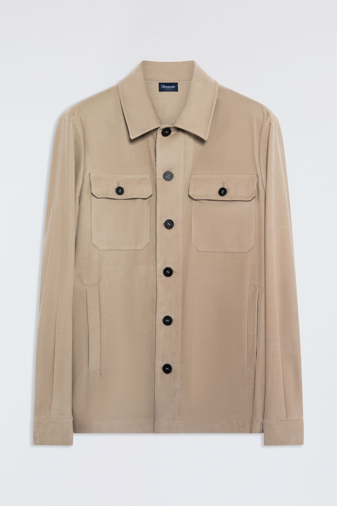 Overshirt in Cotone Pregiato