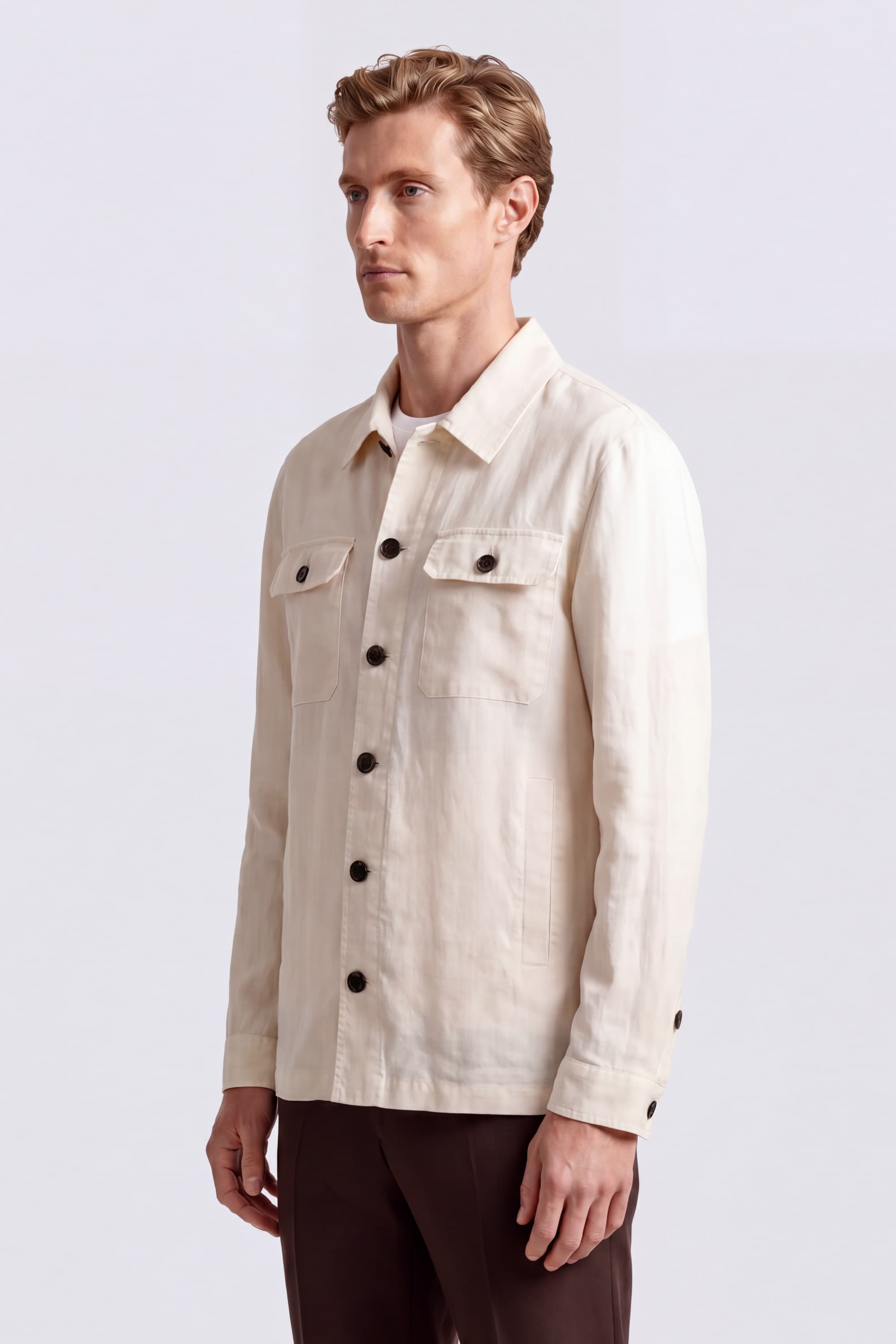 Linen Overshirt - Image 3