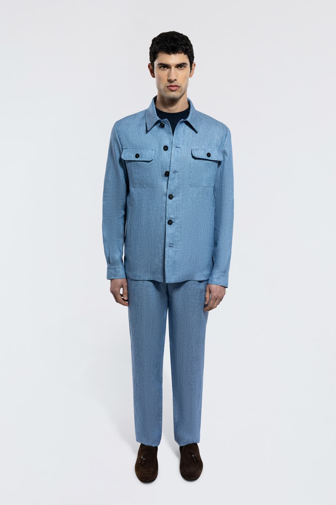 Overshirt in Lino