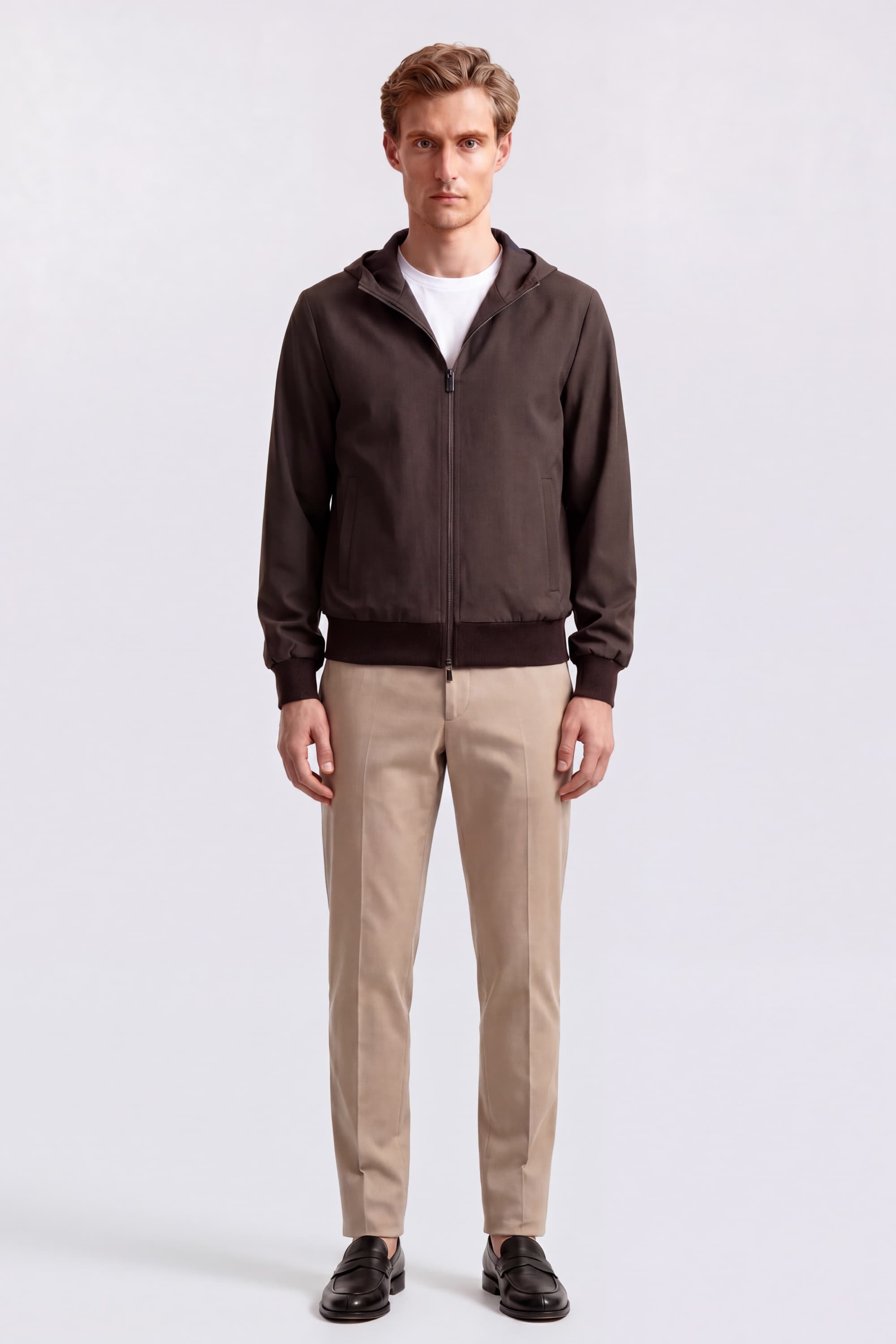 Hooded Wool Jacket - Image 2