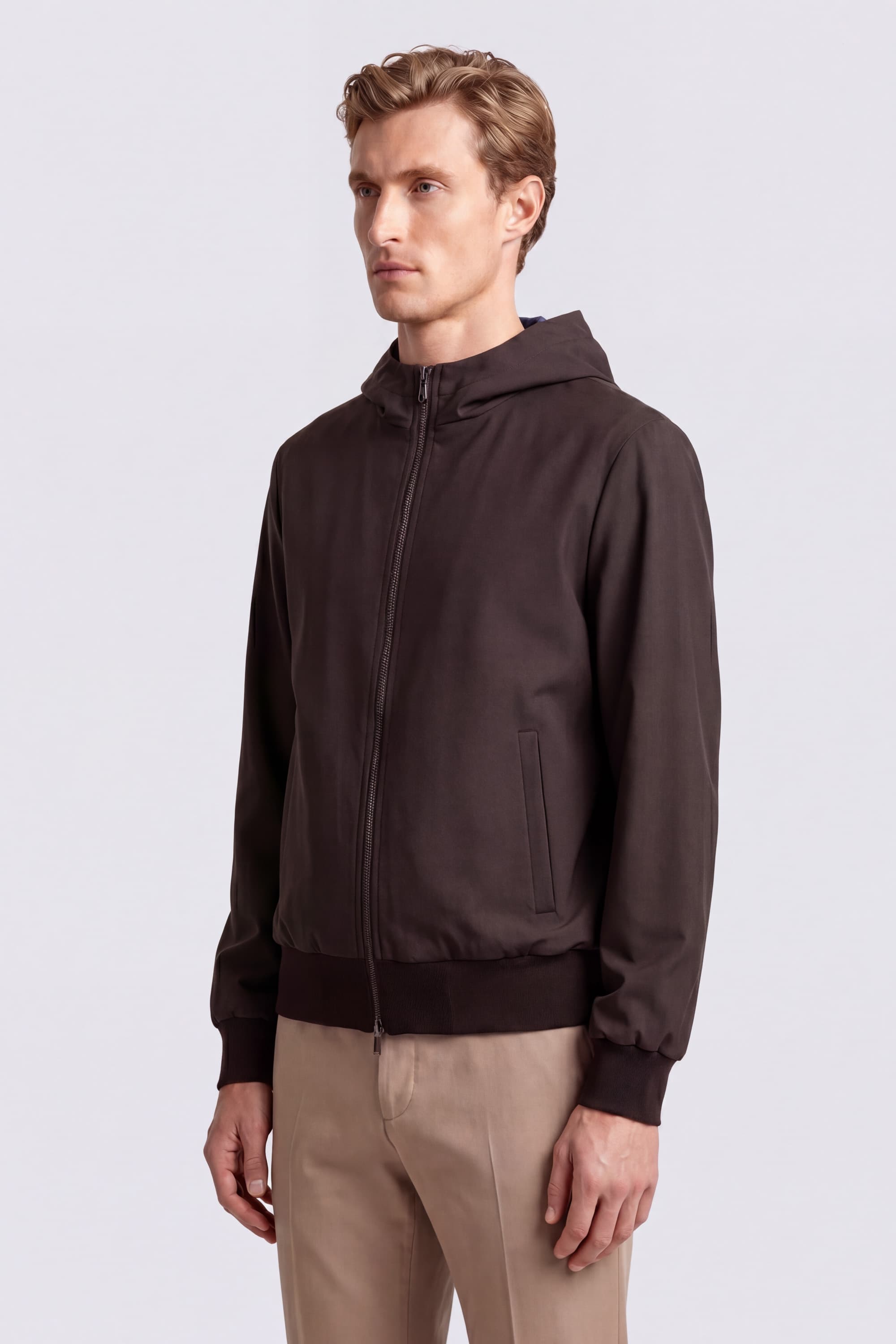 Hooded Wool Jacket - Image 3