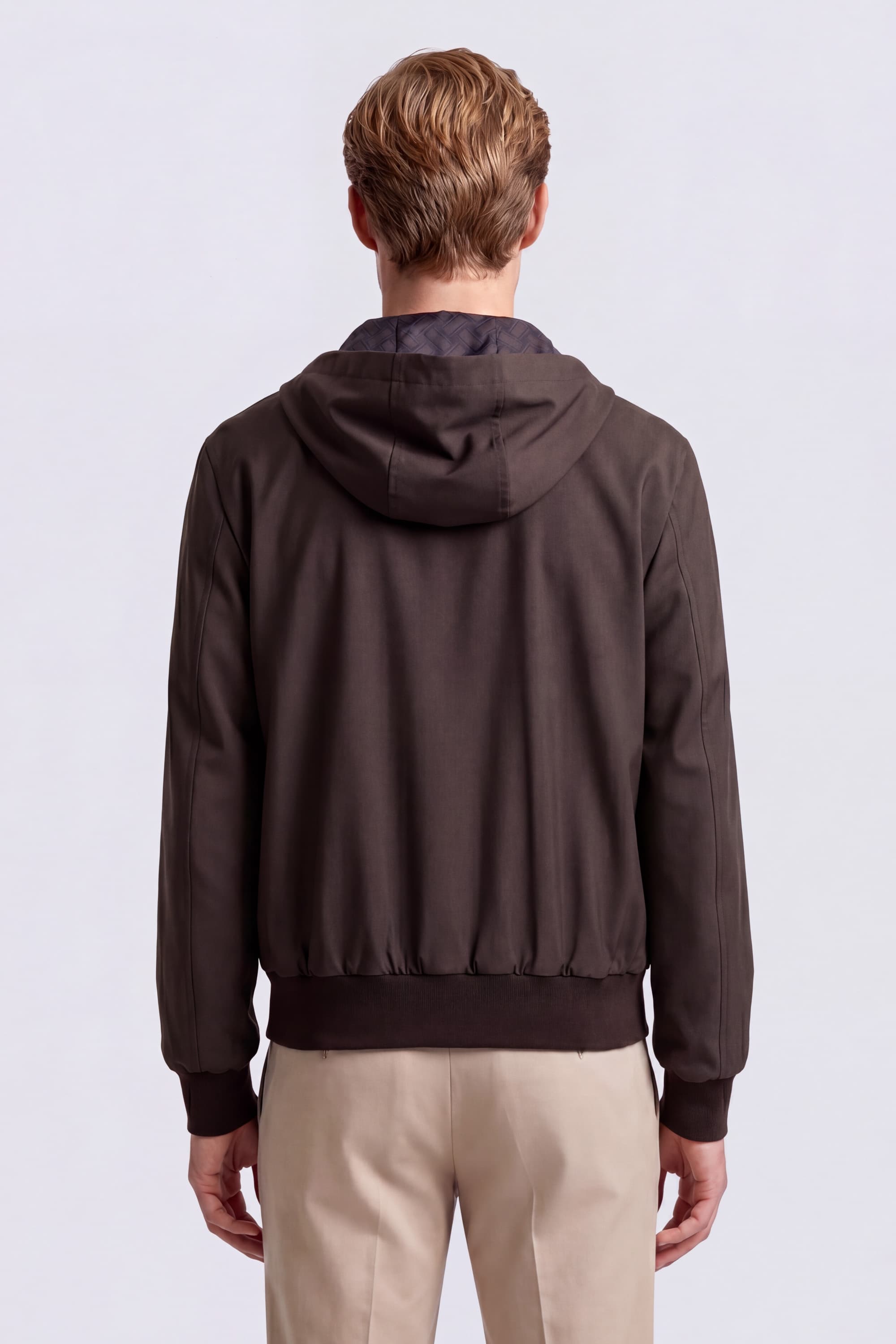 Hooded Wool Jacket - Image 4