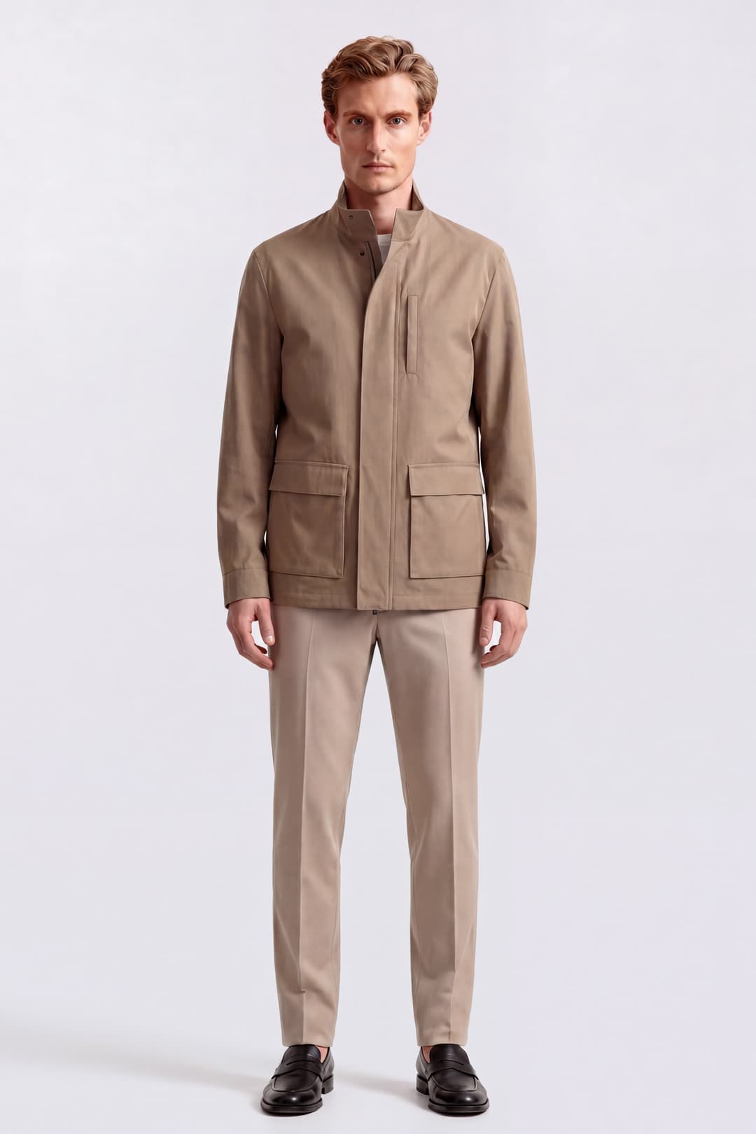 High Neck Cotton Jacket