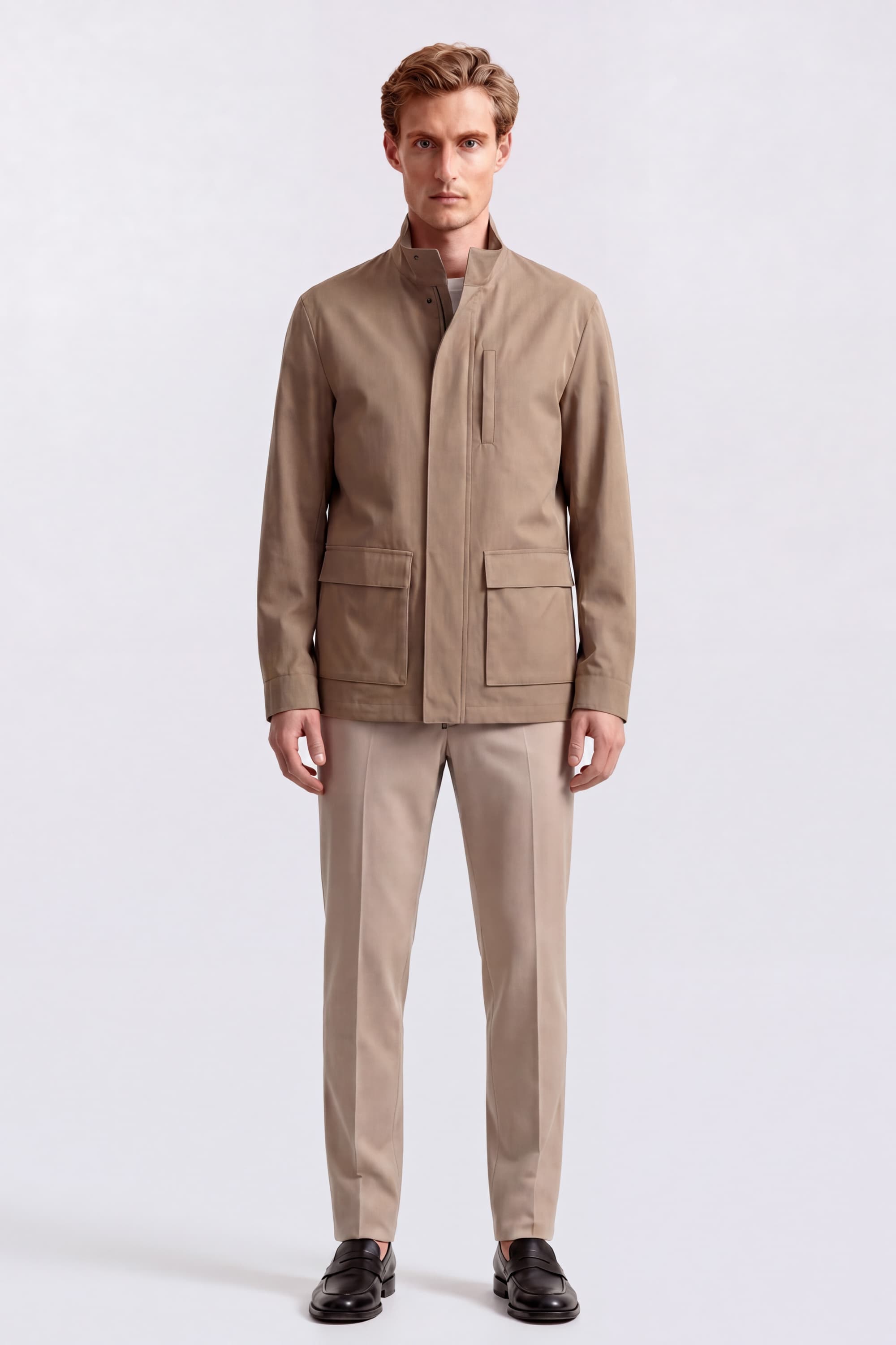 High Neck Cotton Jacket - Image 2