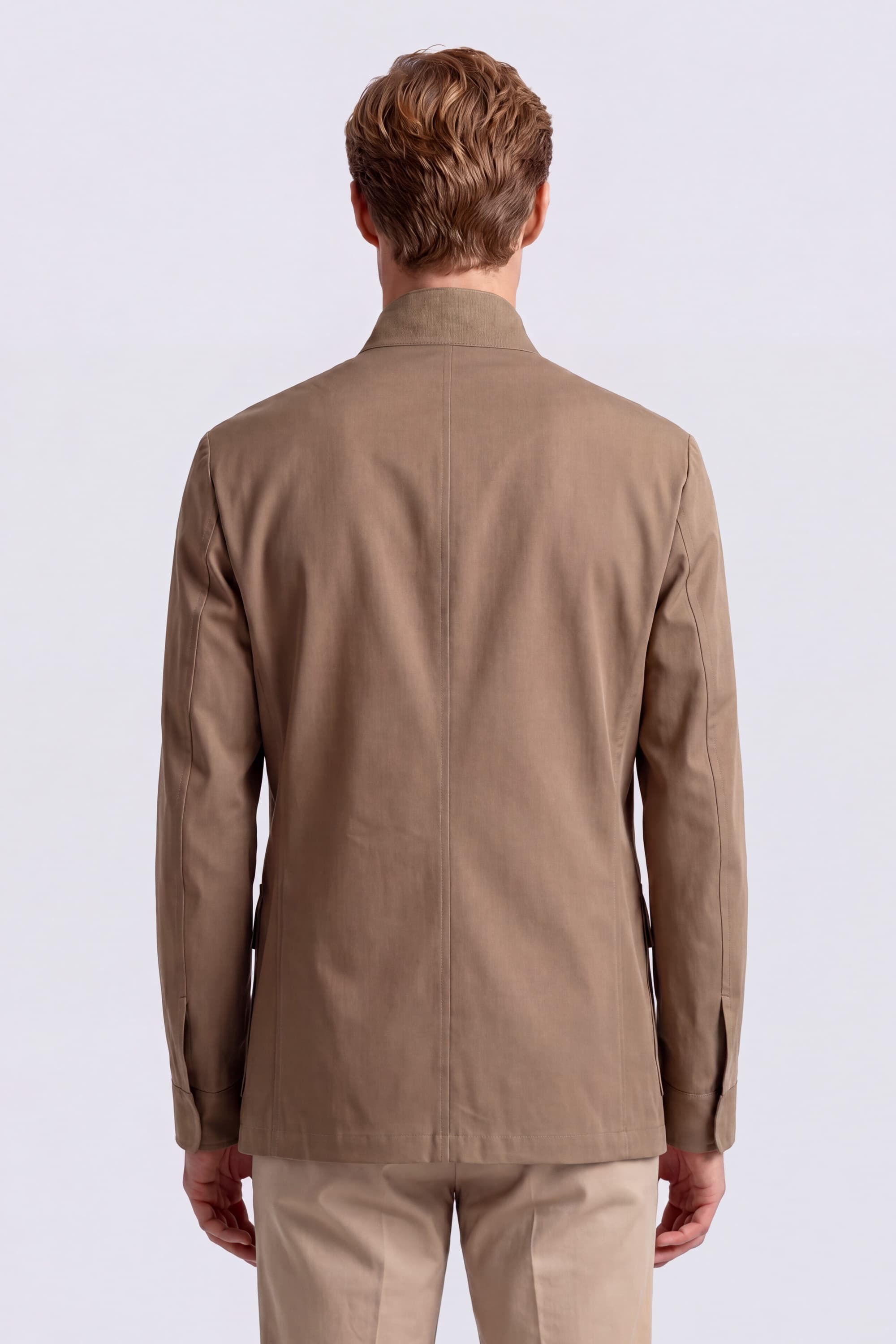 High Neck Cotton Jacket - Image 4